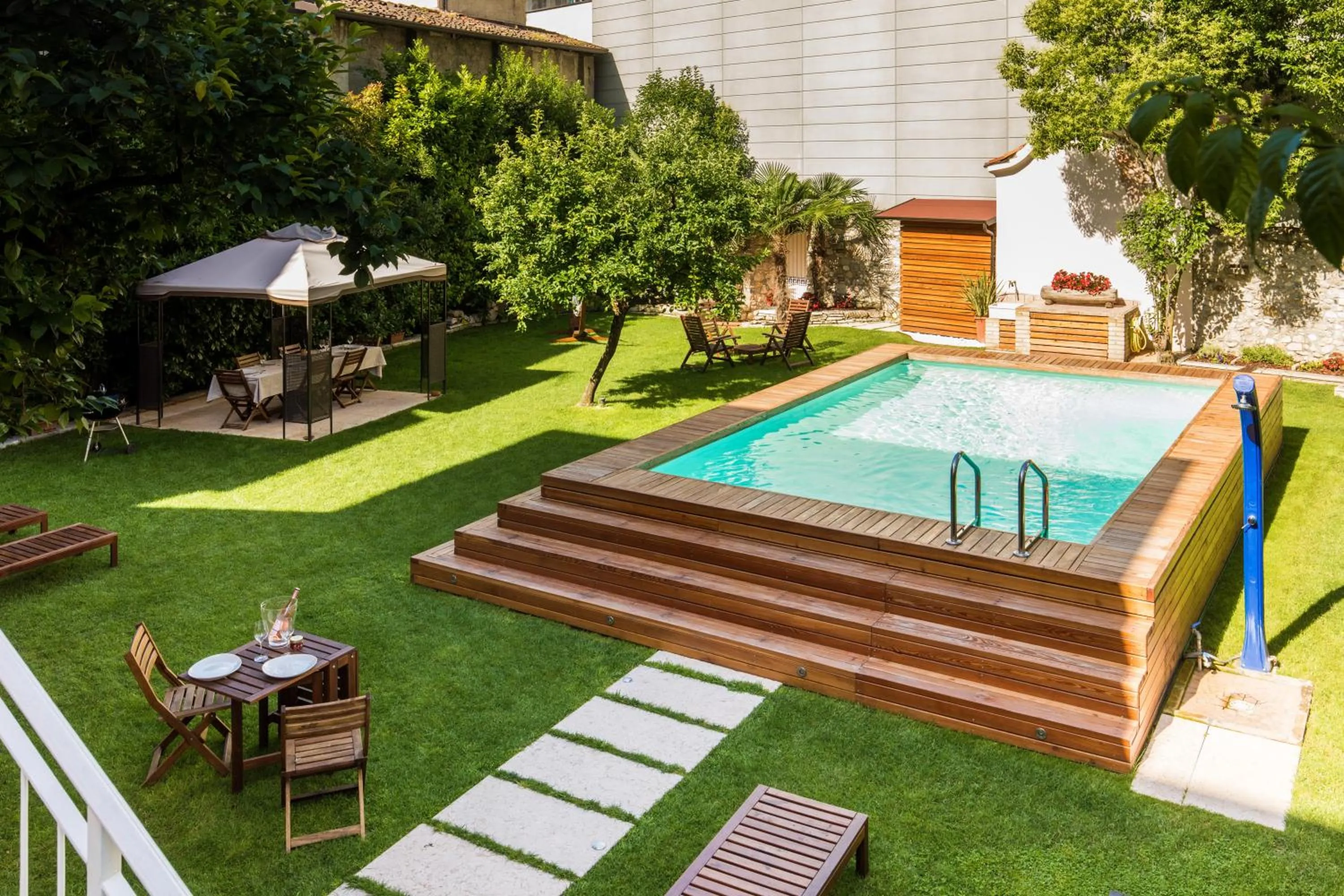 Swimming pool in Antiche Rive Holidays Apartments