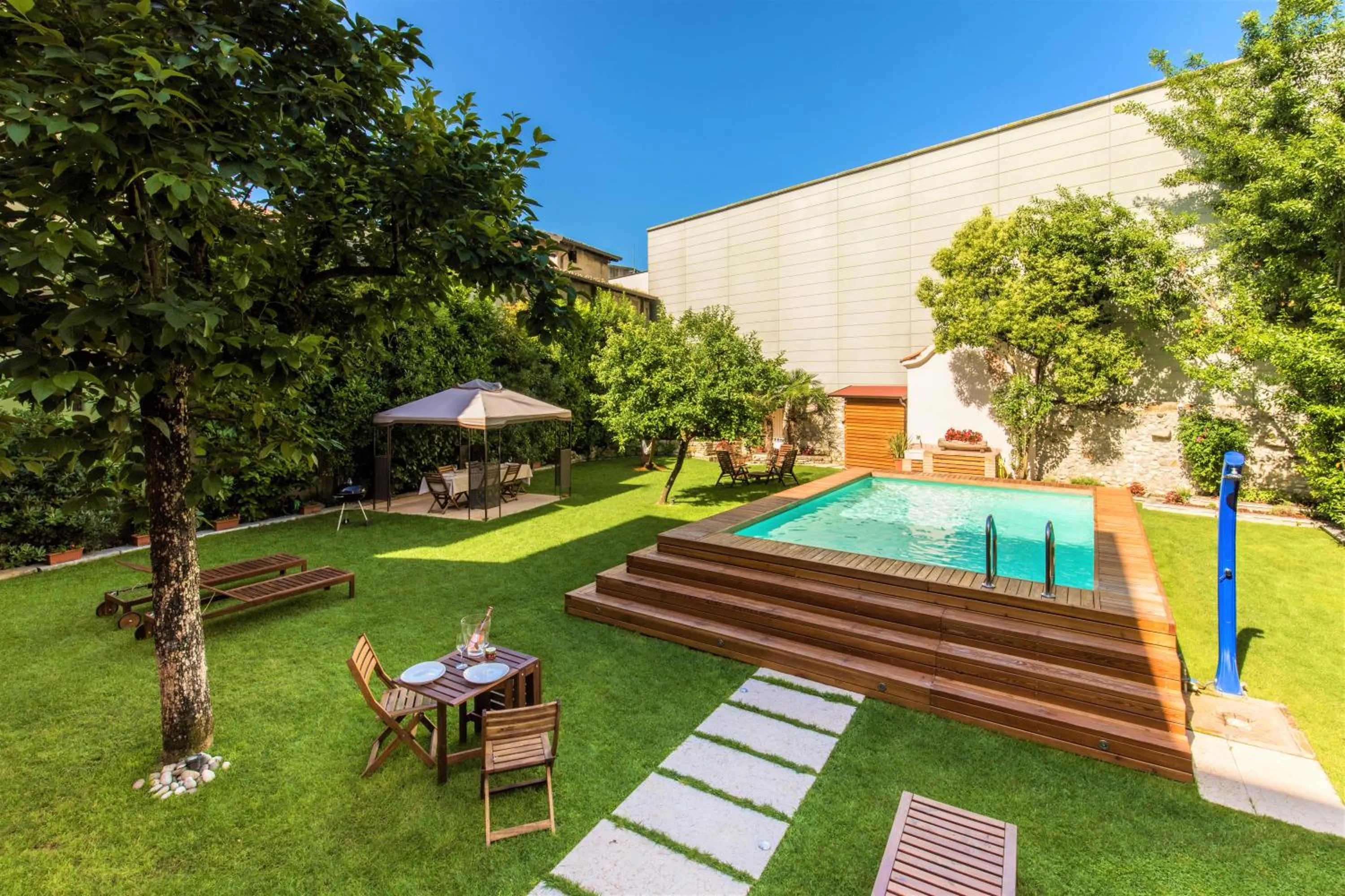 Garden in Antiche Rive Holidays Apartments