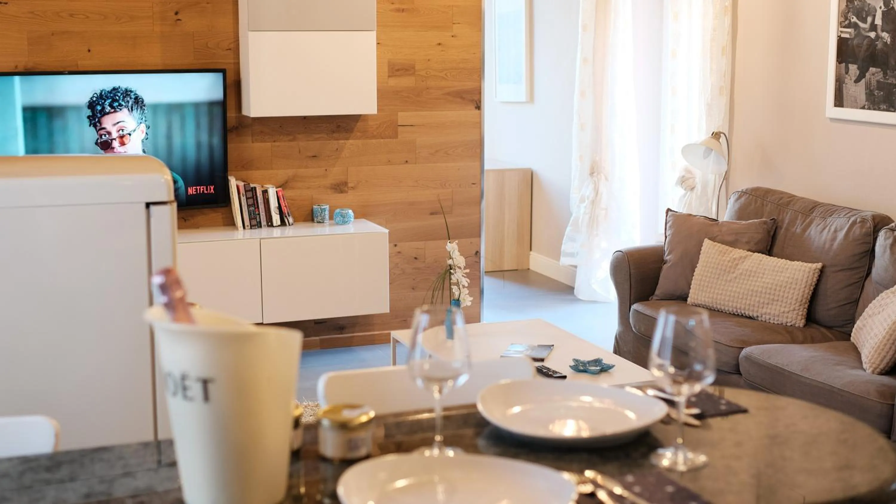 Seating area in Antiche Rive Holidays Apartments