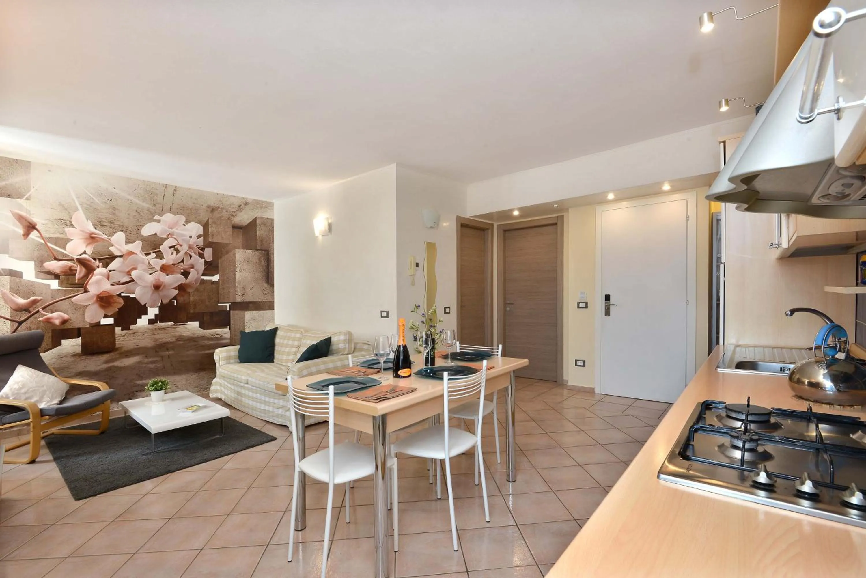 Seating area in Antiche Rive Holidays Apartments