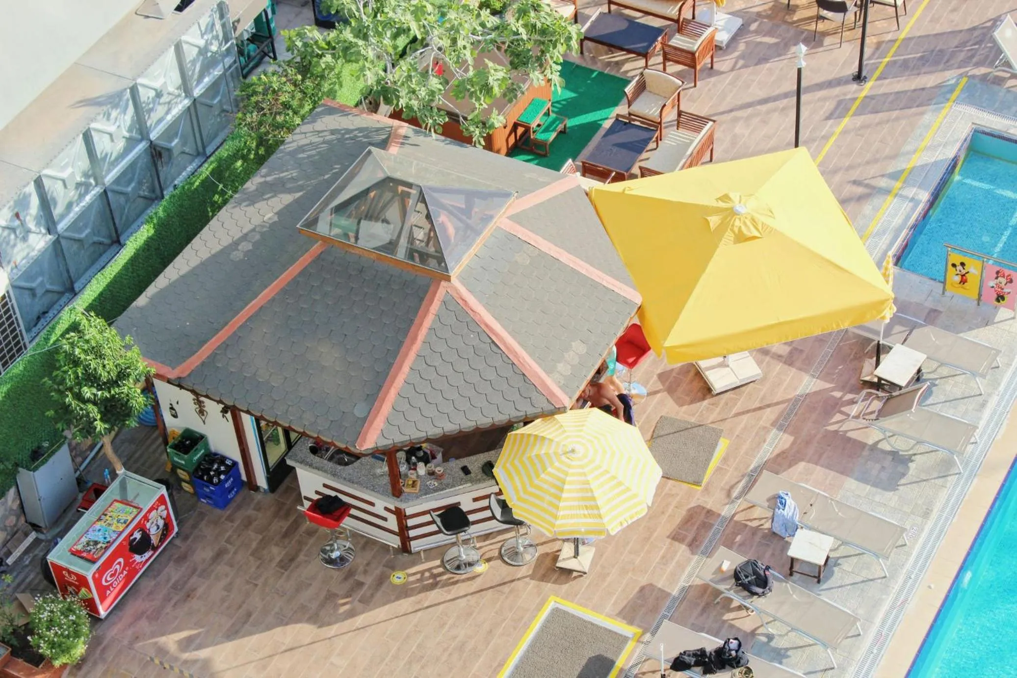 Garden in Panormos Hotel