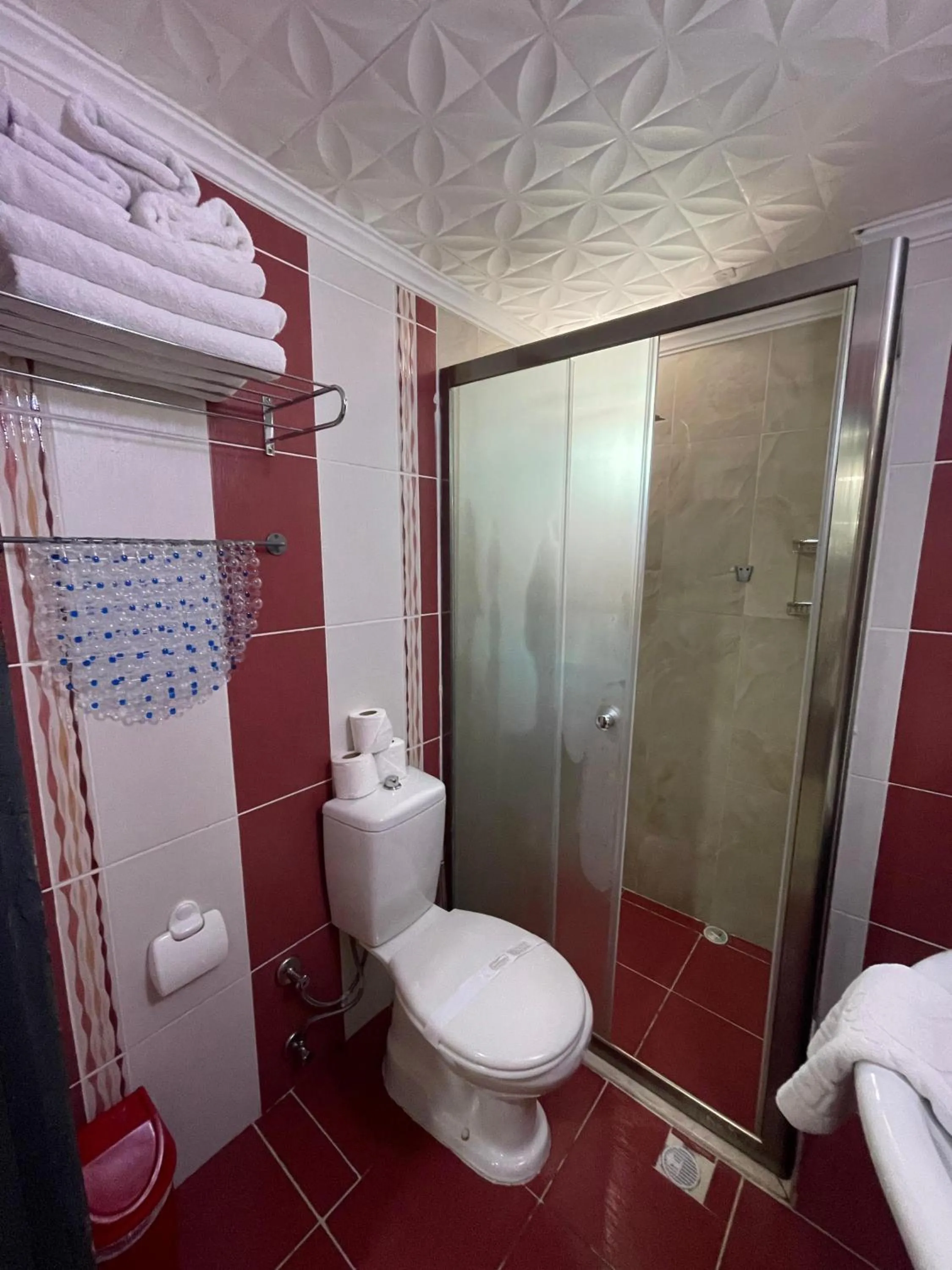 Bathroom in Panormos Hotel