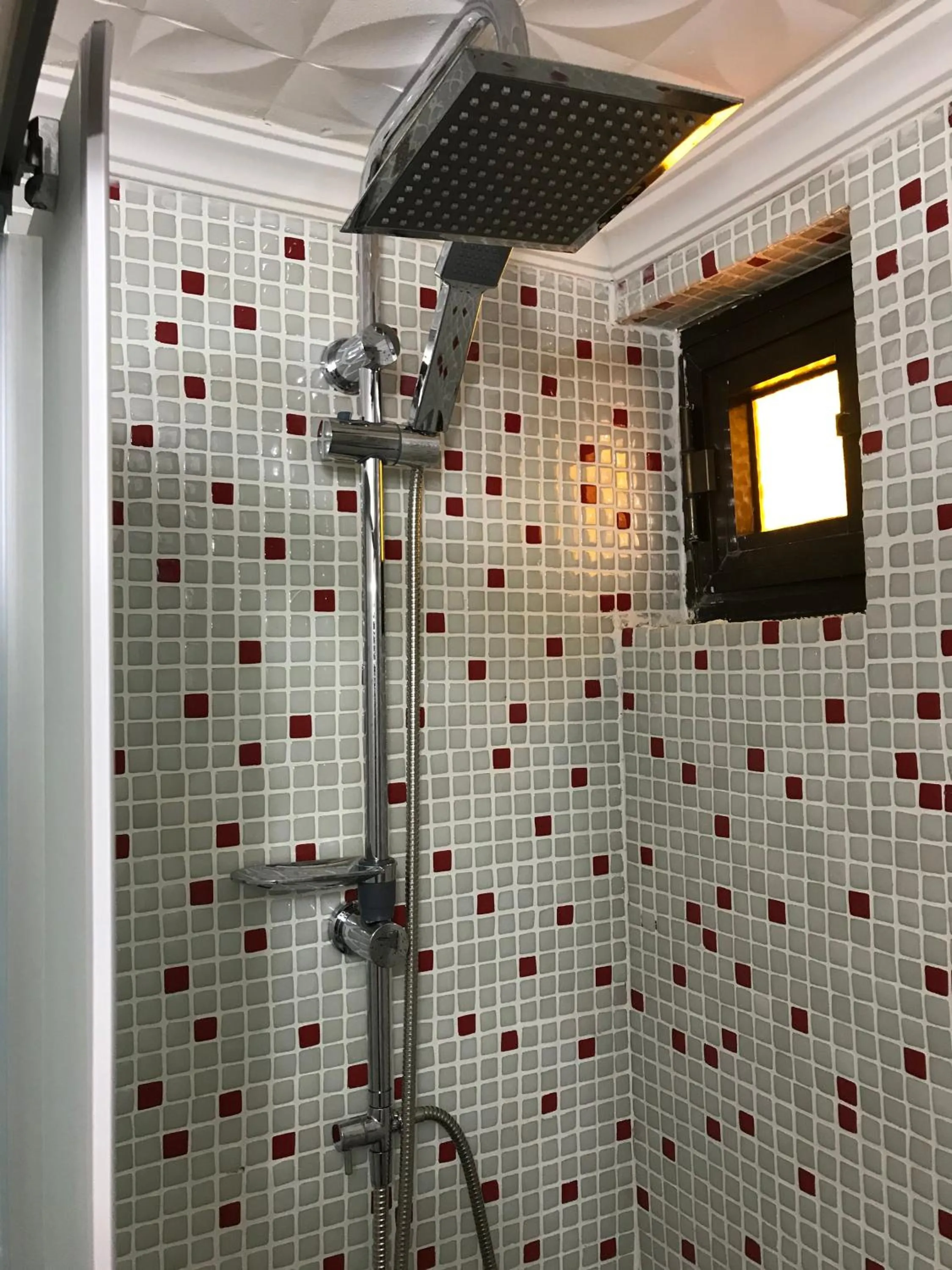 Shower in Panormos Hotel