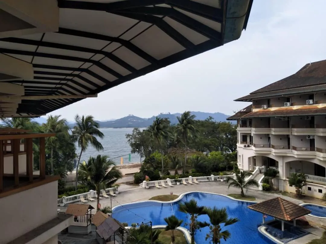 Pool view in The Orient Star Resort Lumut