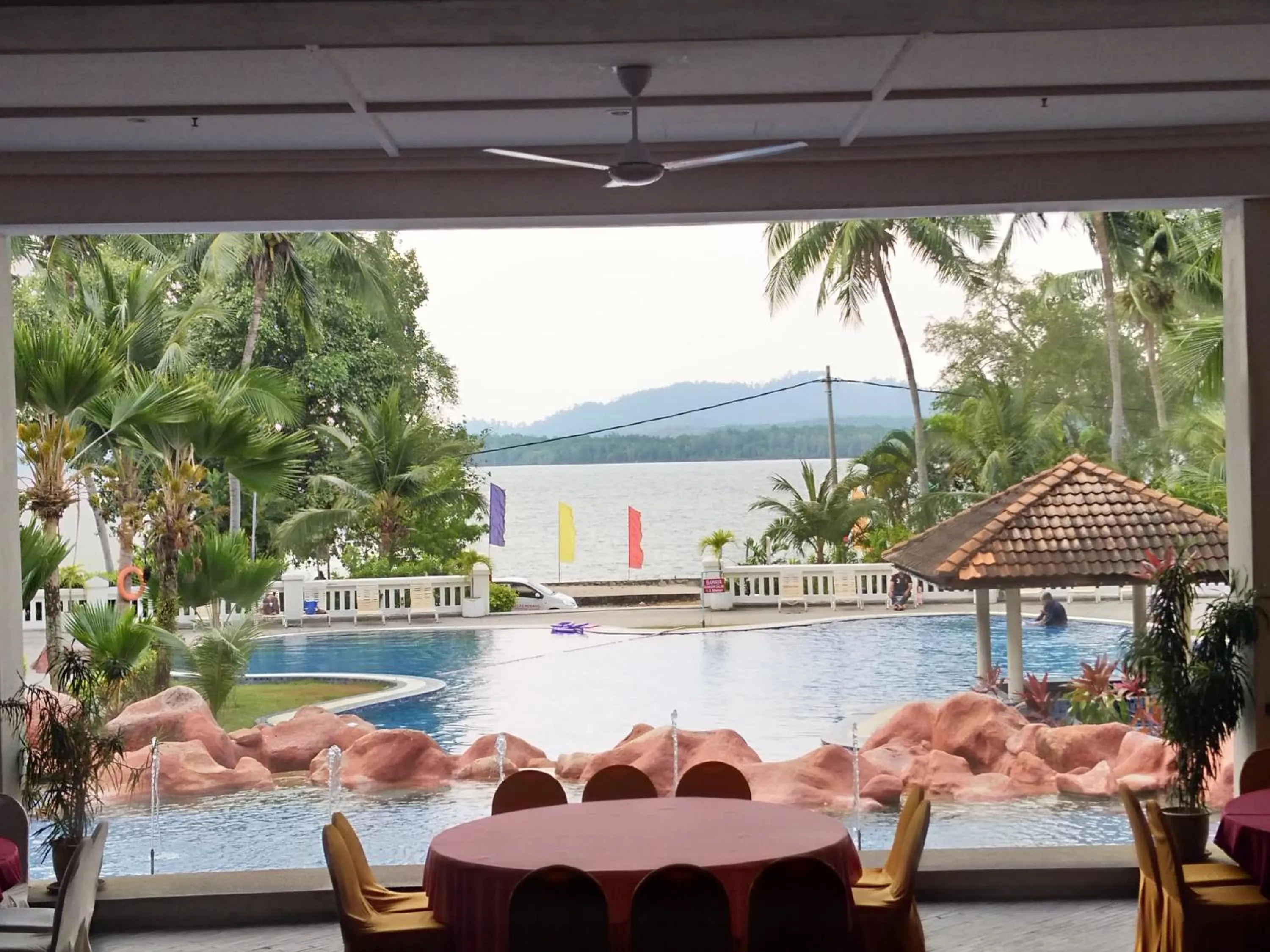 Pool view in The Orient Star Resort Lumut