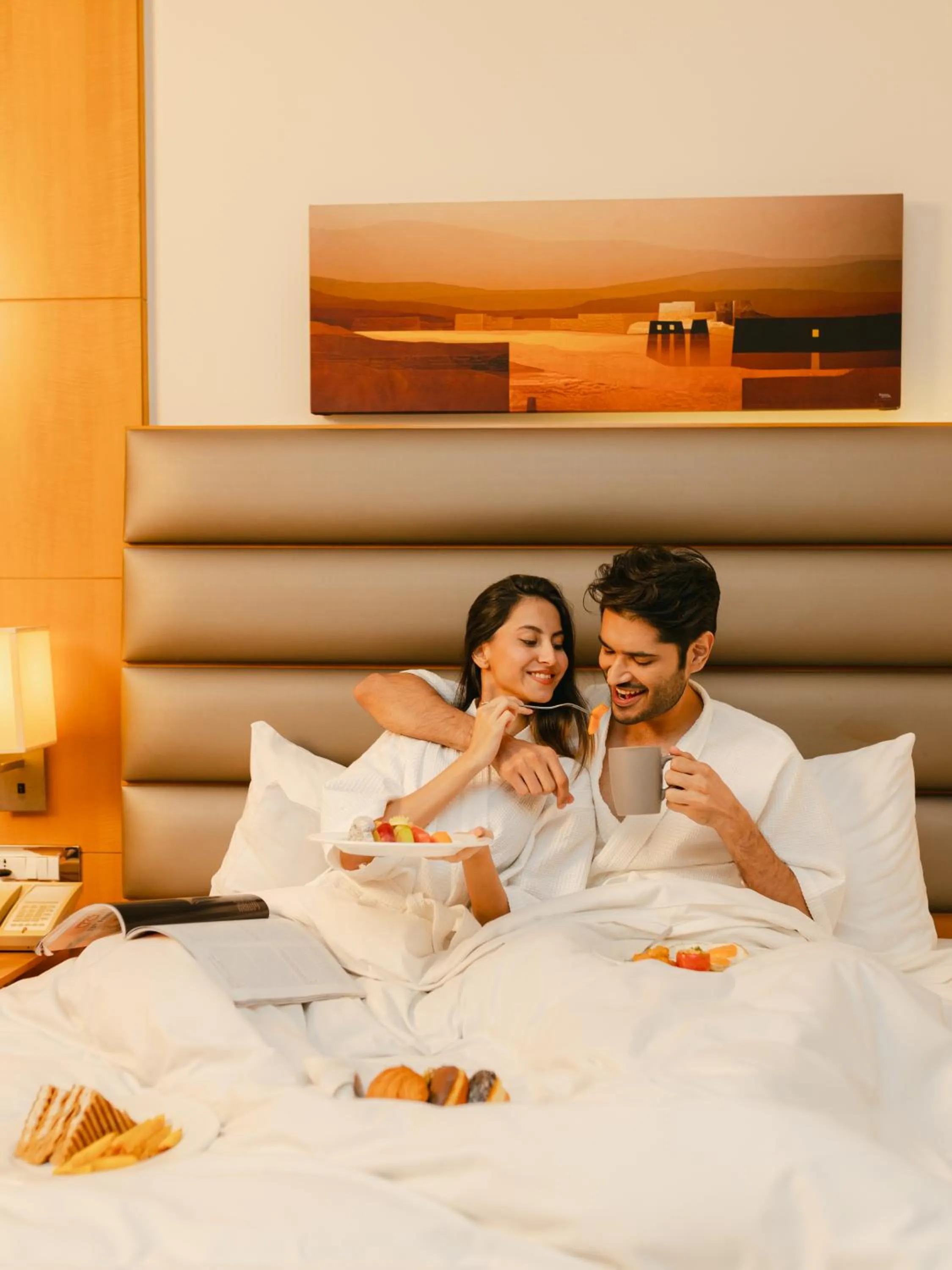 room service, Bed in Hyatt Regency Pune Hotel & Residences
