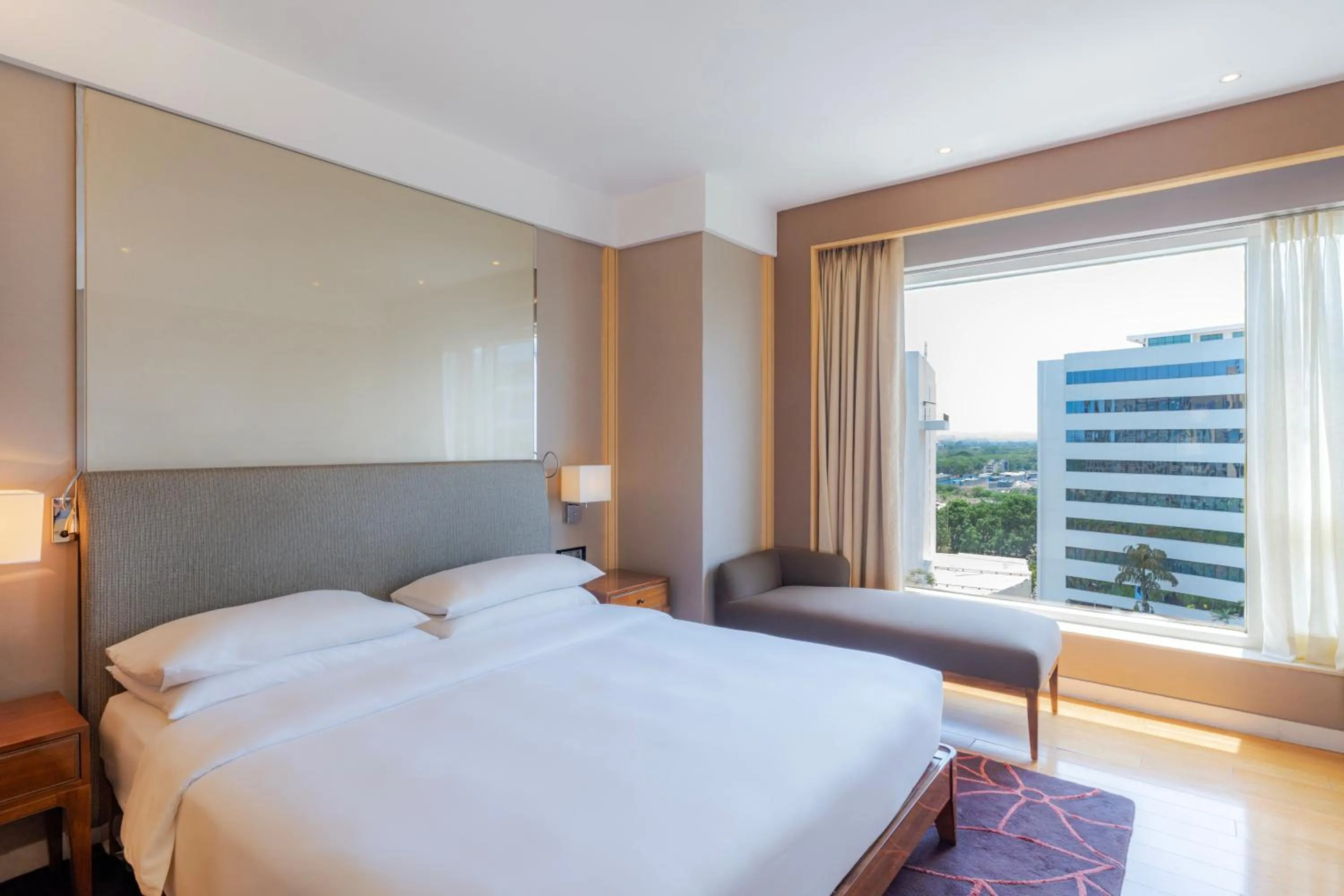 Bed in Hyatt Regency Pune Hotel & Residences