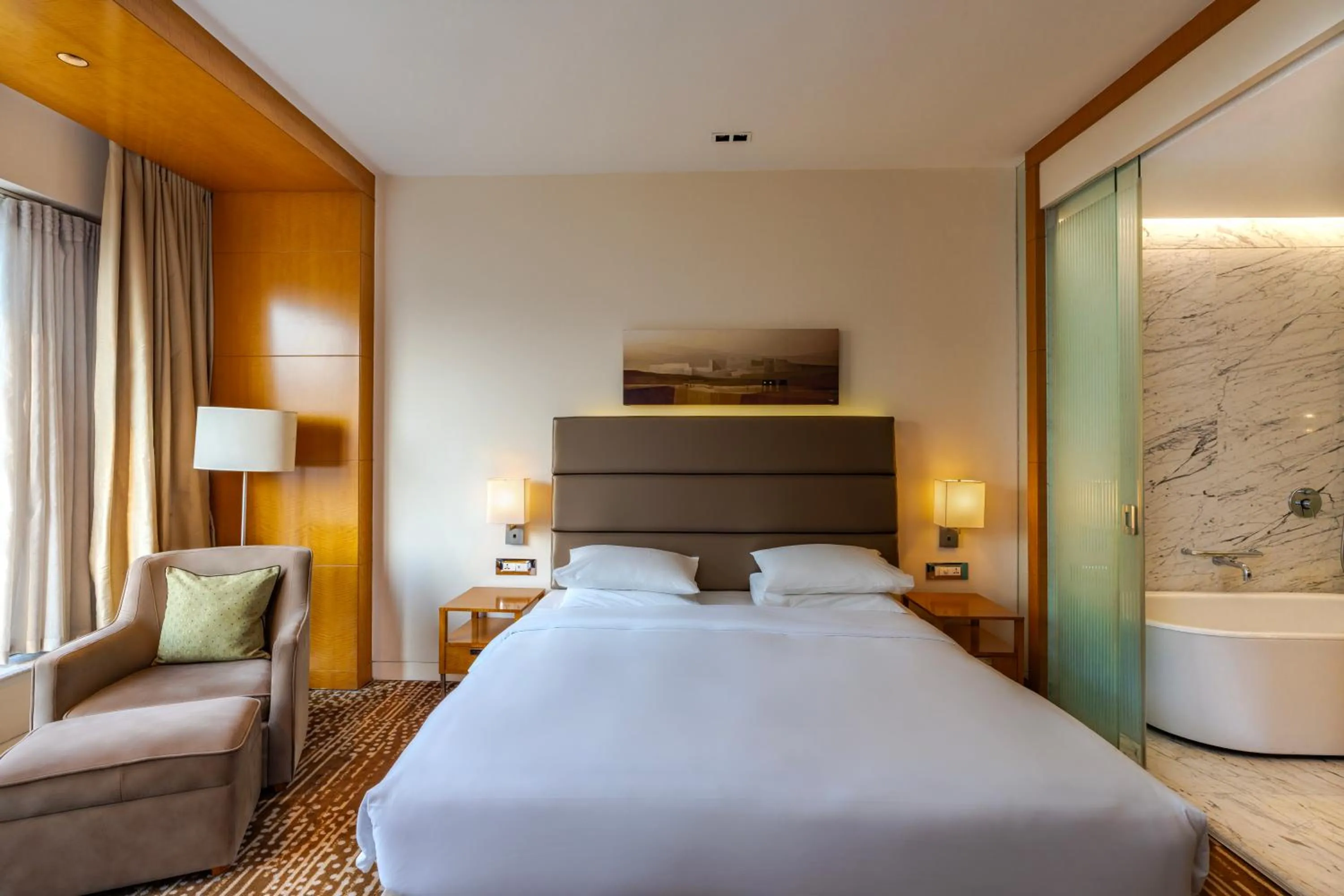 Bed in Hyatt Regency Pune Hotel & Residences