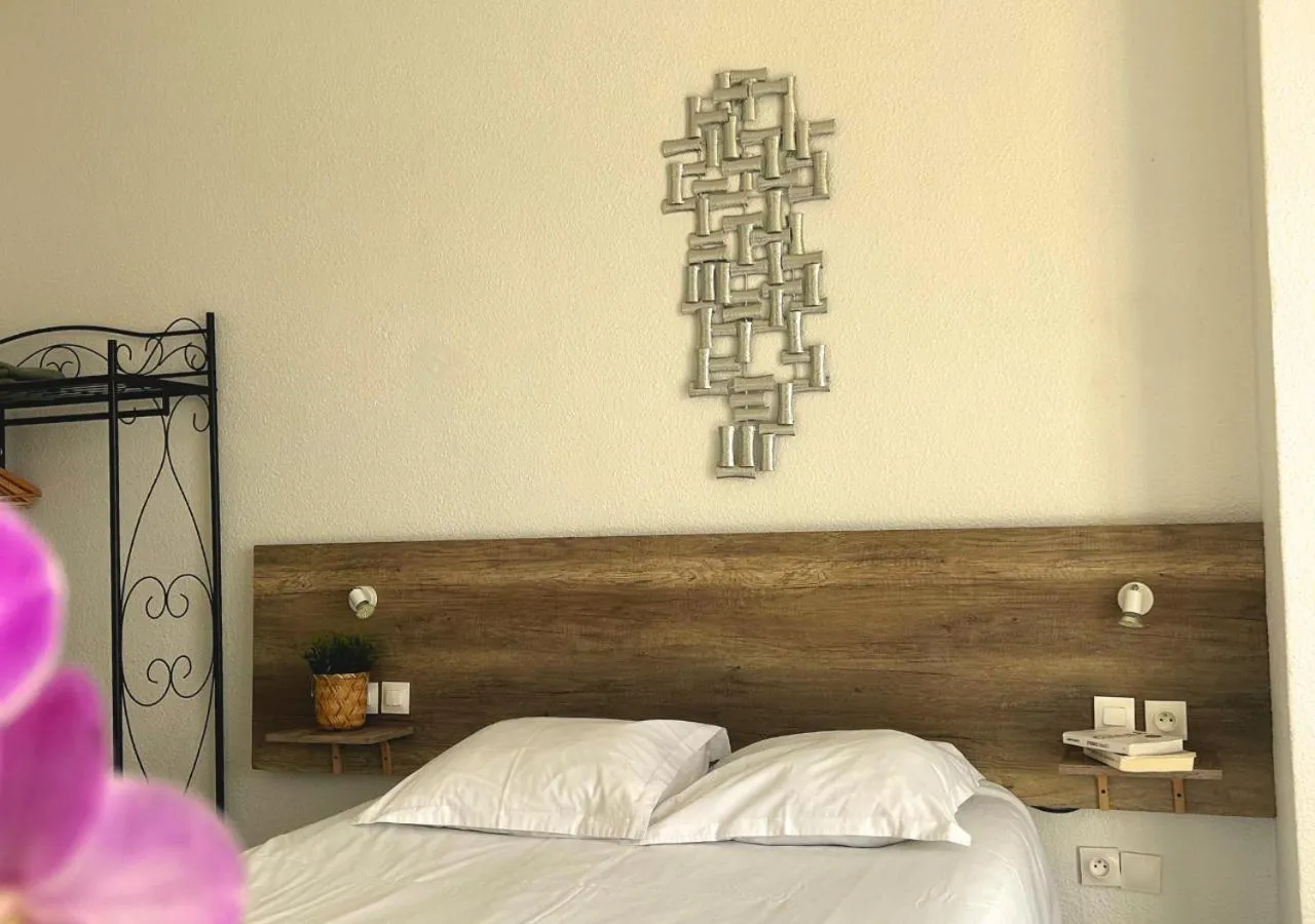 Bed in Hôtel Le Carnon