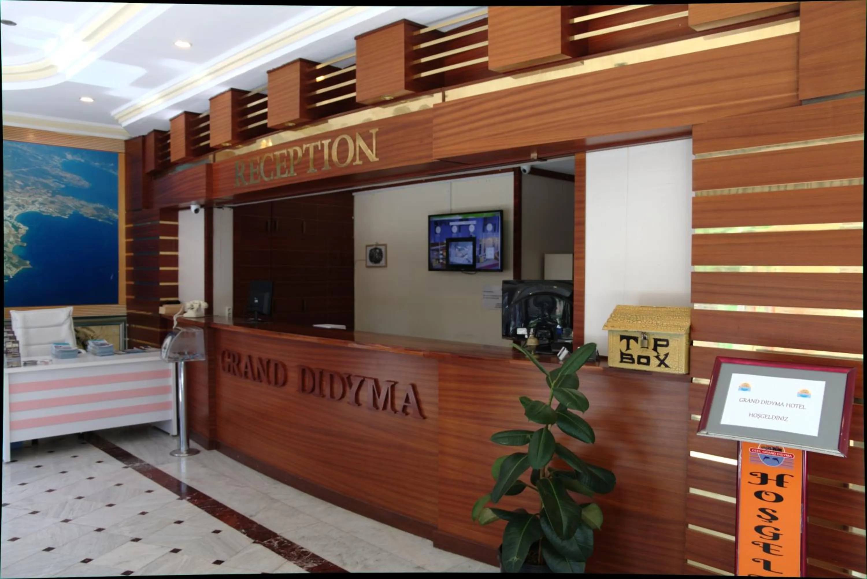 Lobby or reception in Grand Didyma Hotel
