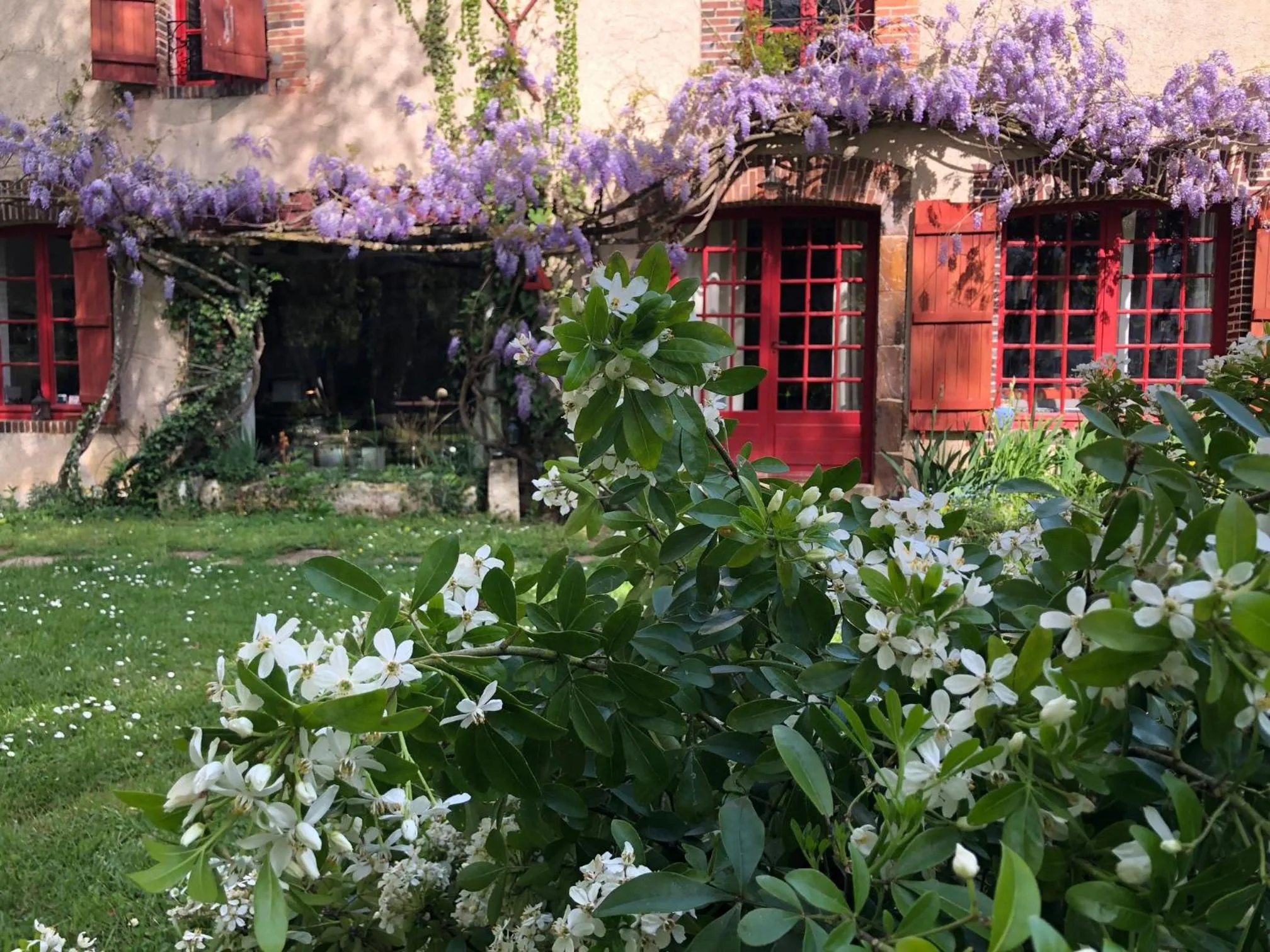 Garden in Art House Domaine de l'Ocrerie