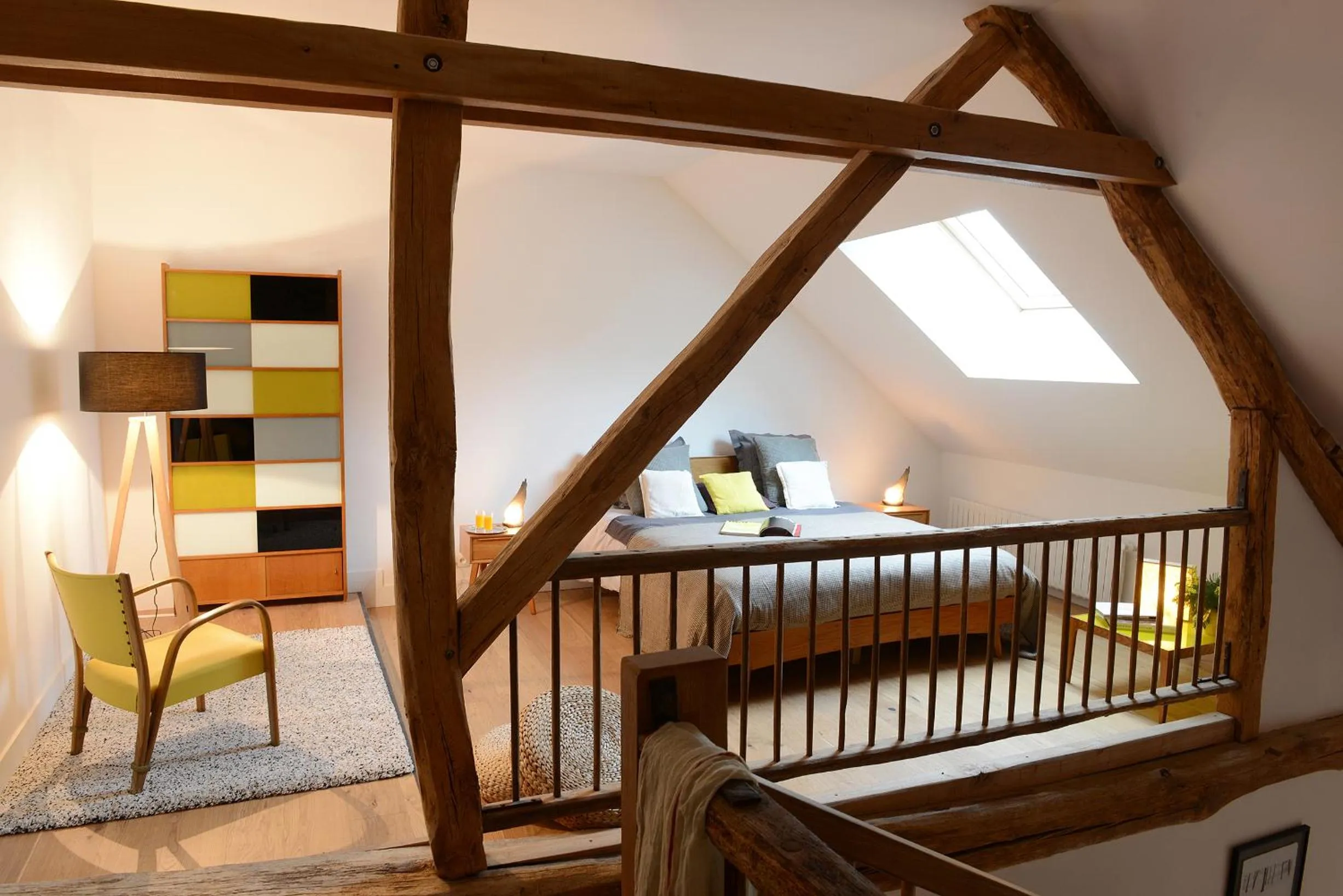 Bed in Art House Domaine de l'Ocrerie