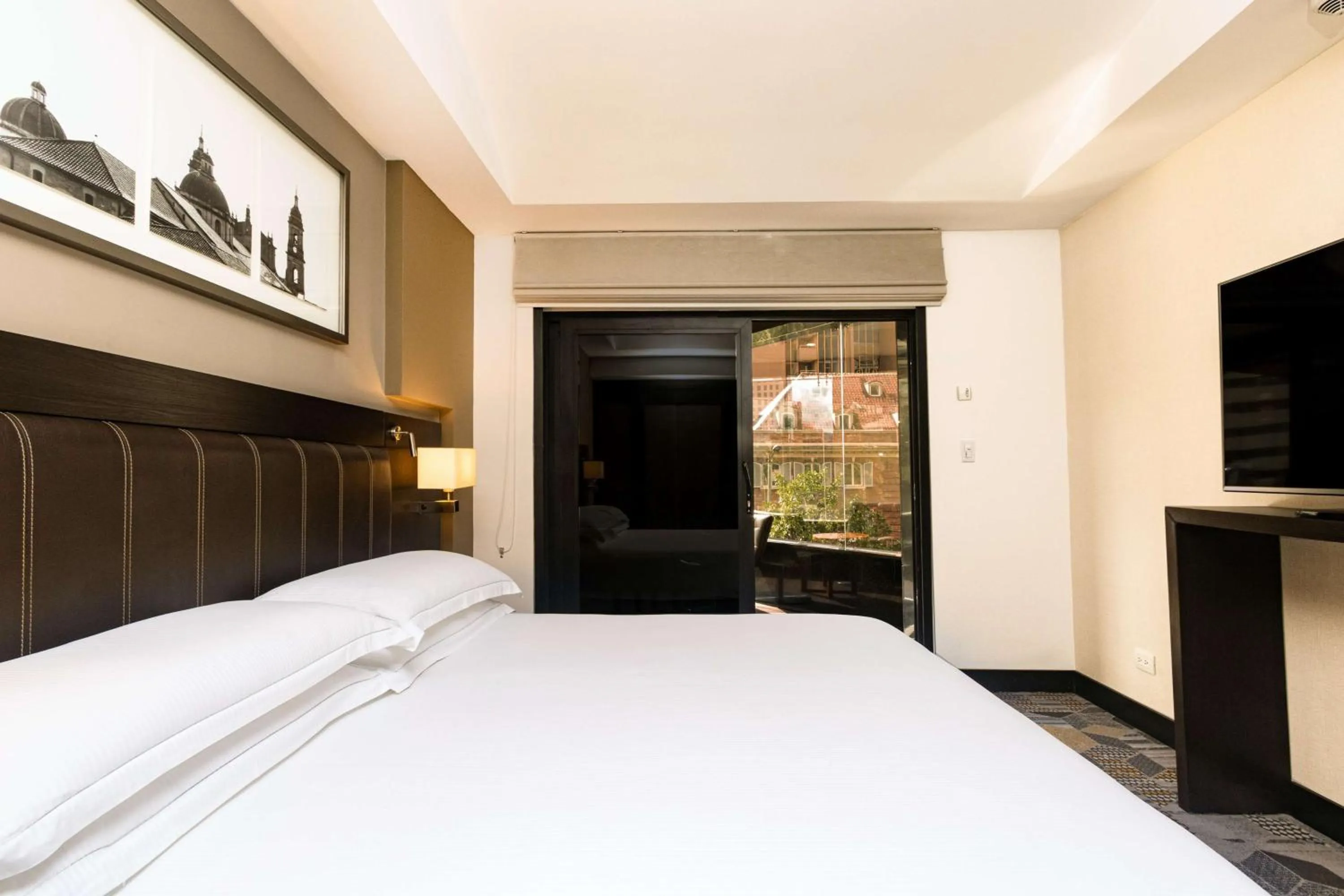 Bed in Hilton Bogotá