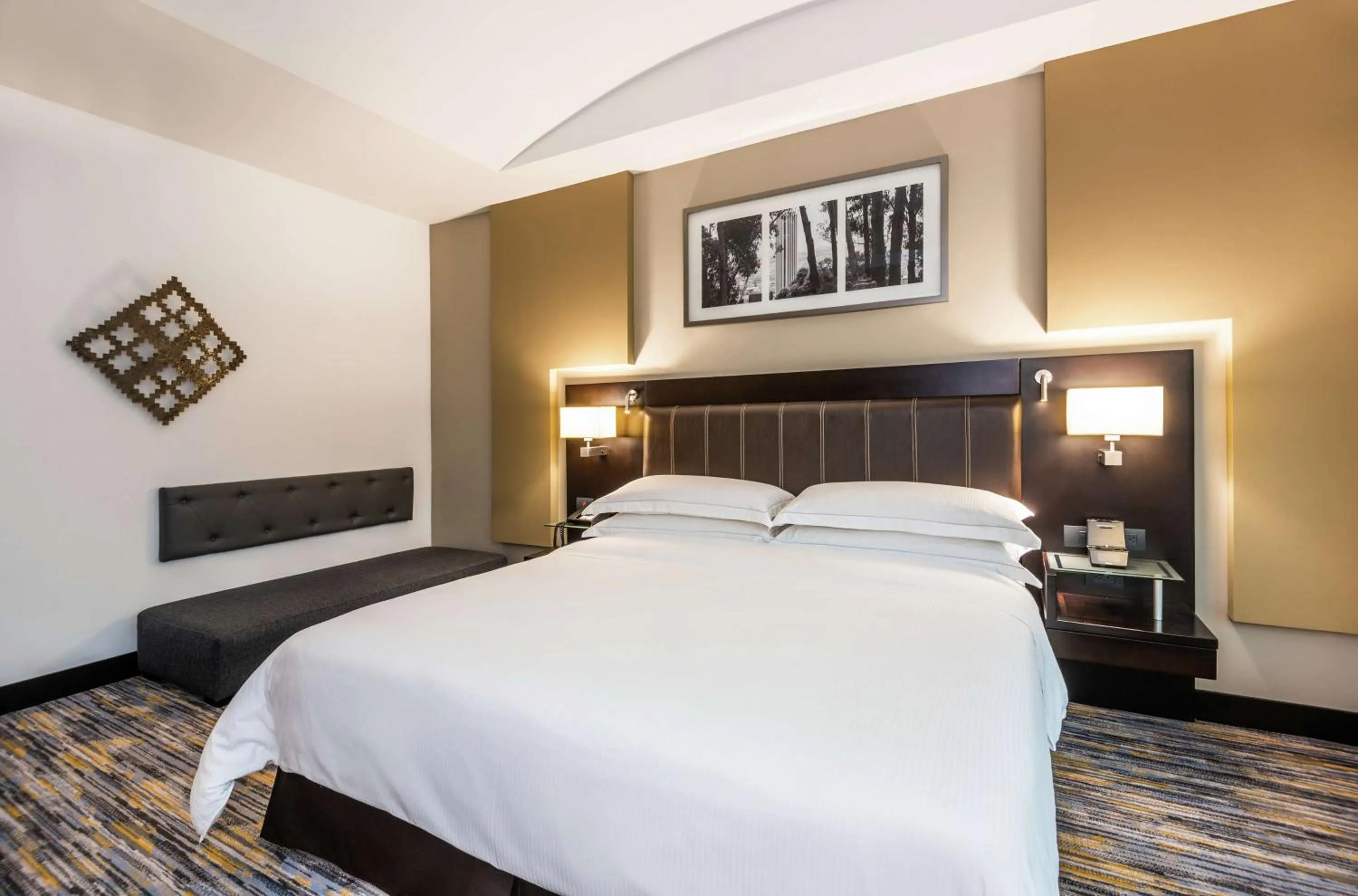 Bed in Hilton Bogotá