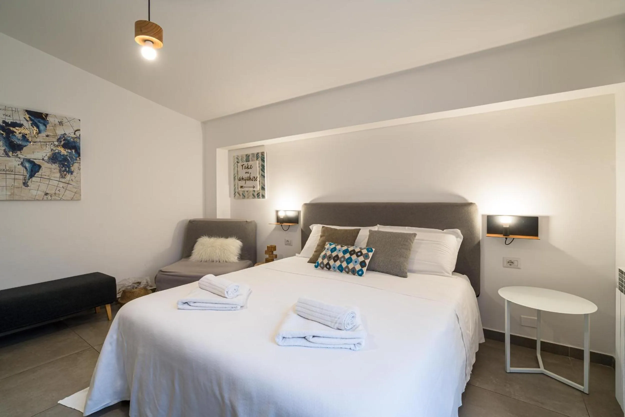 Bedroom, Bed in Al Duomo Rooms & Flats