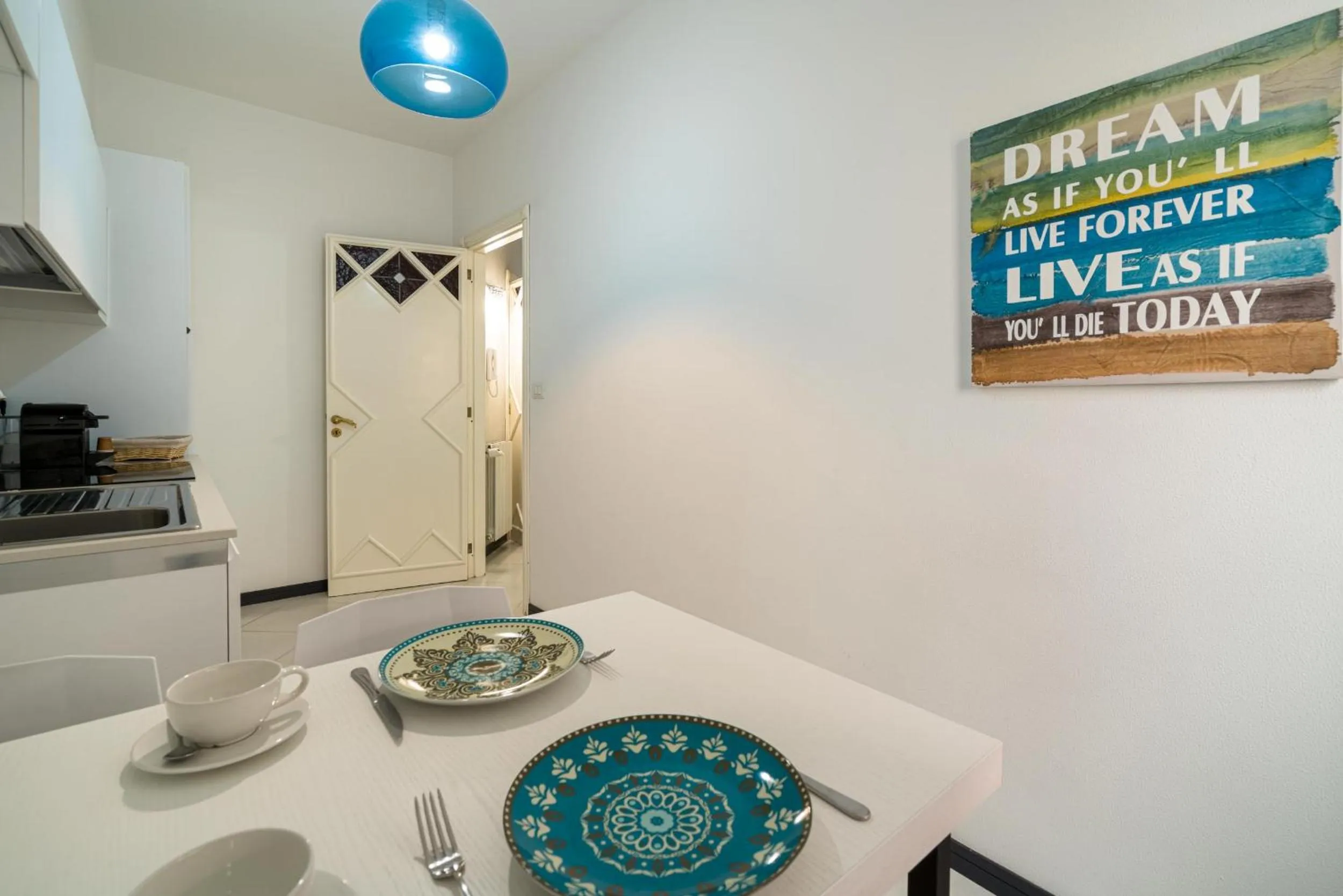 Kitchen or kitchenette in Al Duomo Rooms & Flats