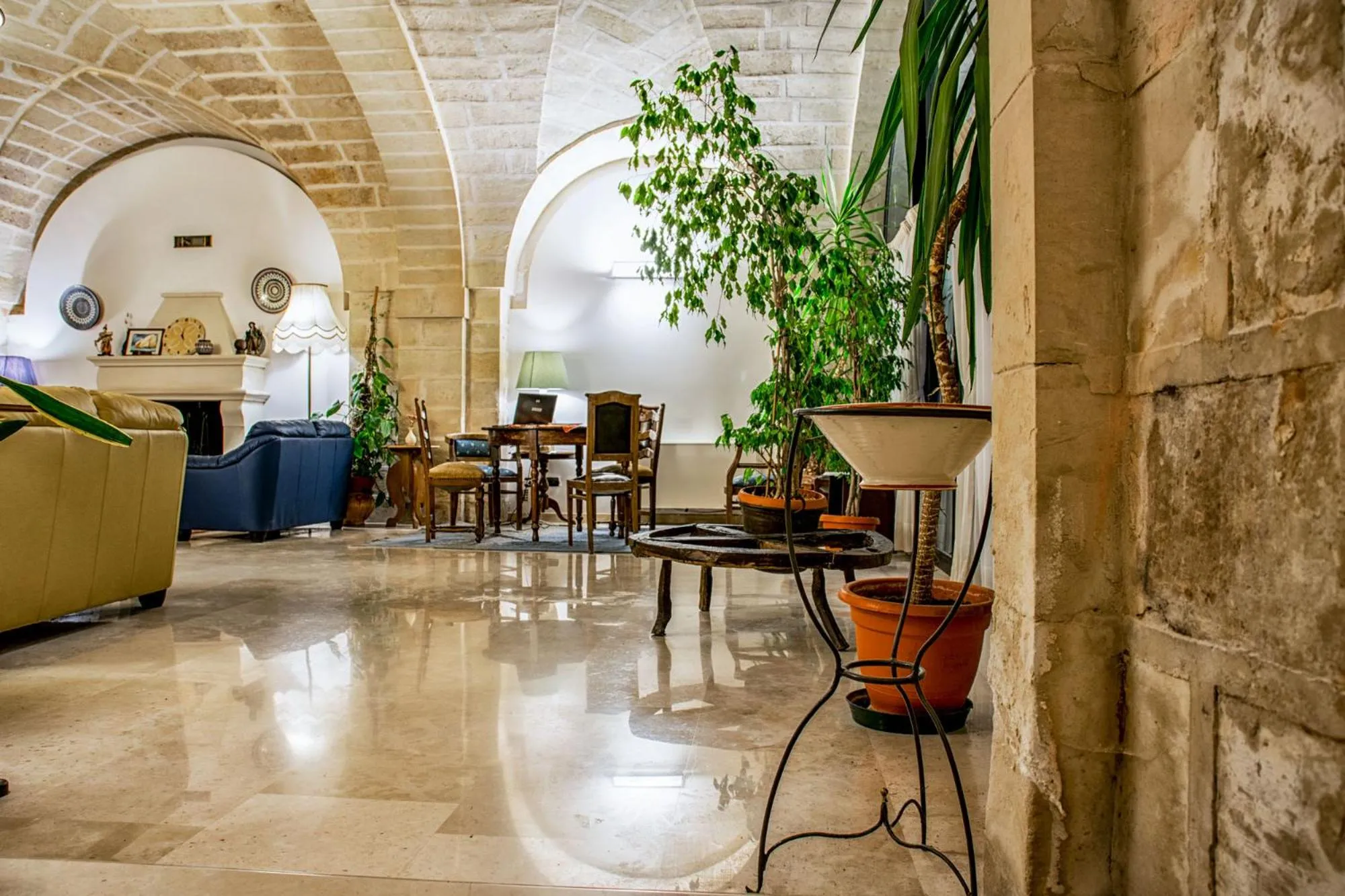 Lobby or reception in Masseria Gattamora