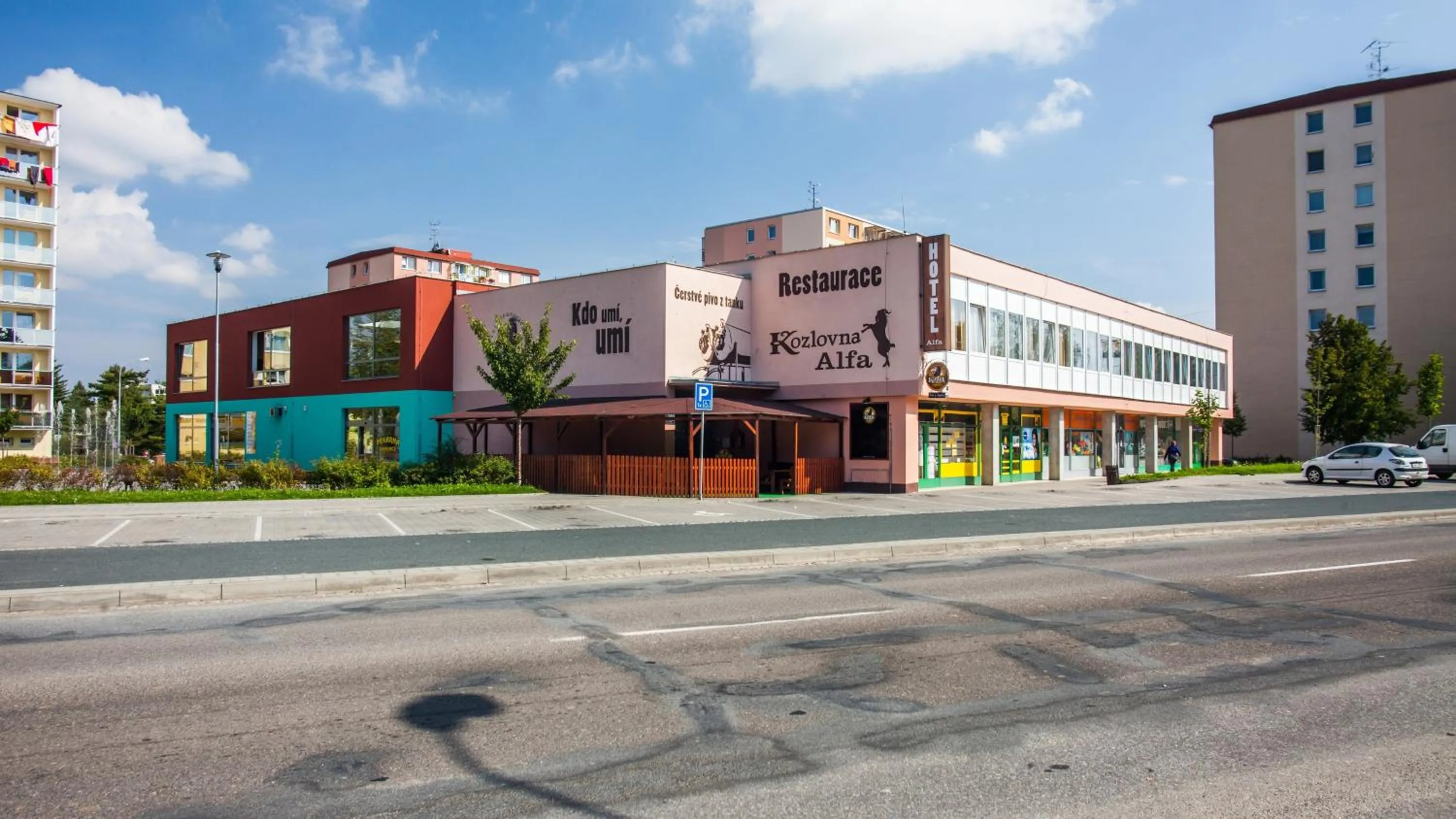 Property building in Hotel Alfa