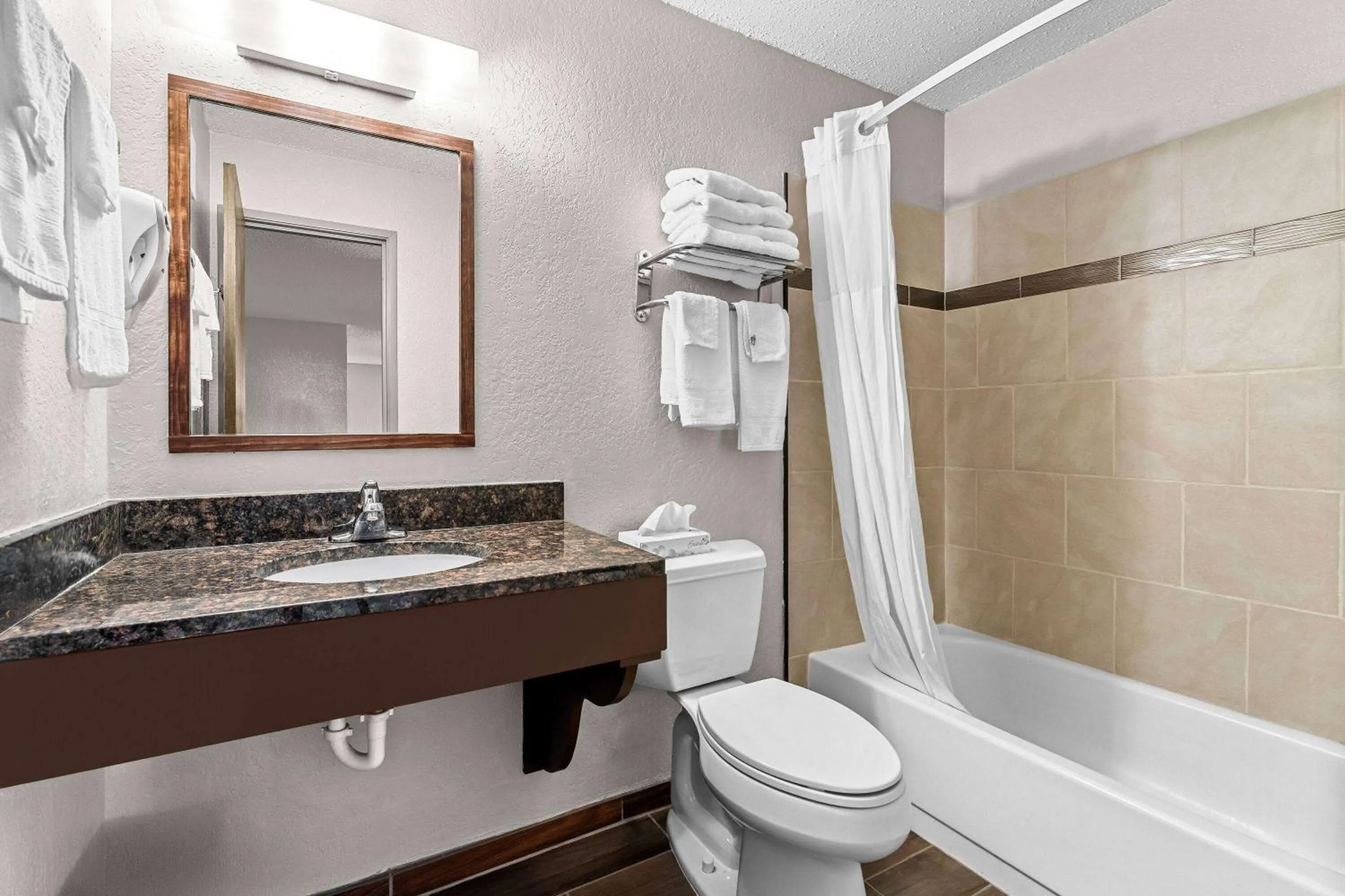 Bathroom in Days Inn by Wyndham Sioux Falls