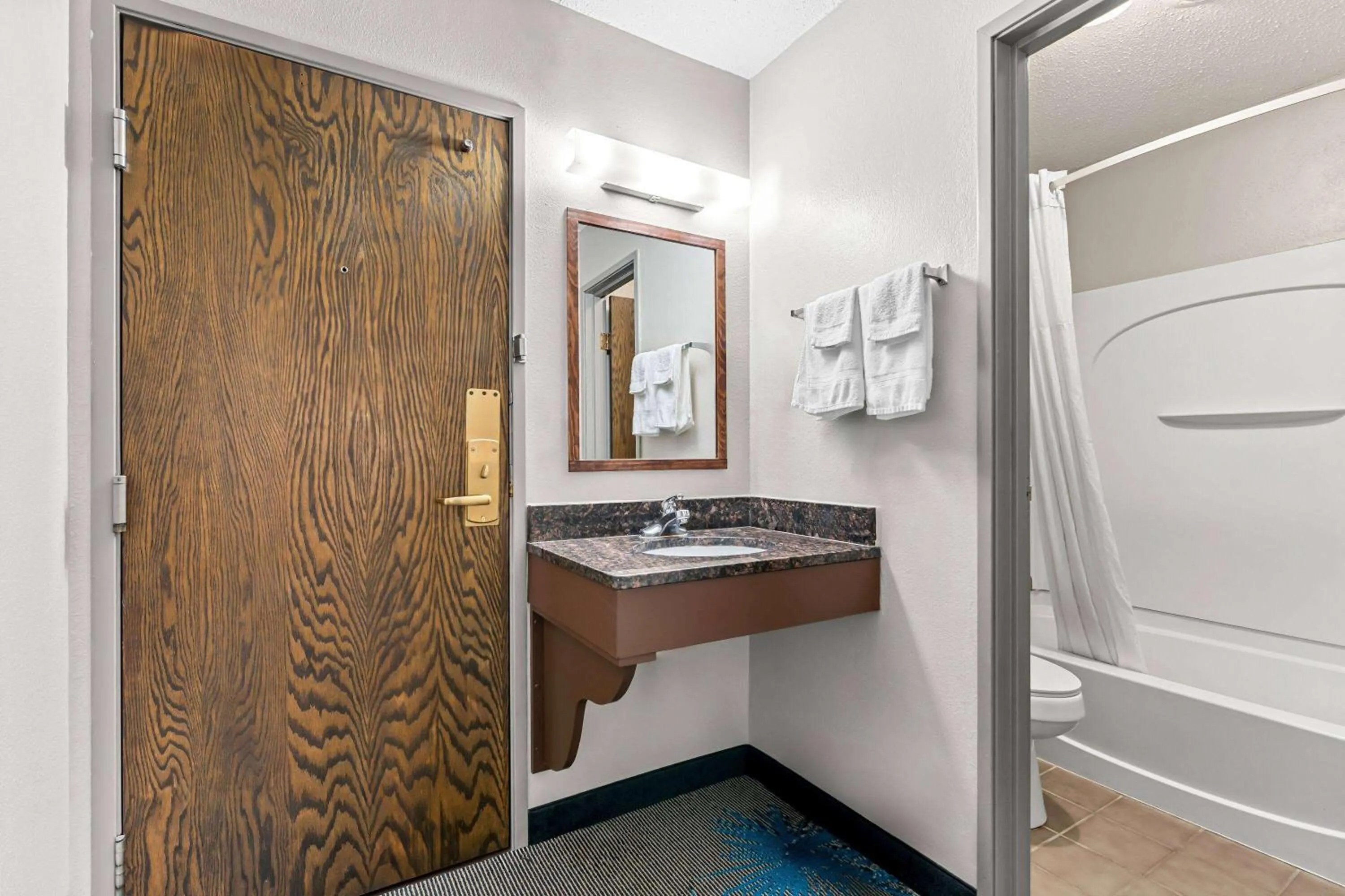 Bathroom in Days Inn by Wyndham Sioux Falls