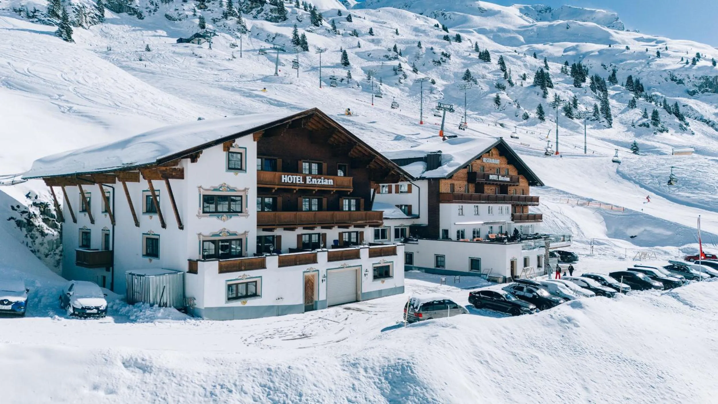 Property building in Hotel Enzian