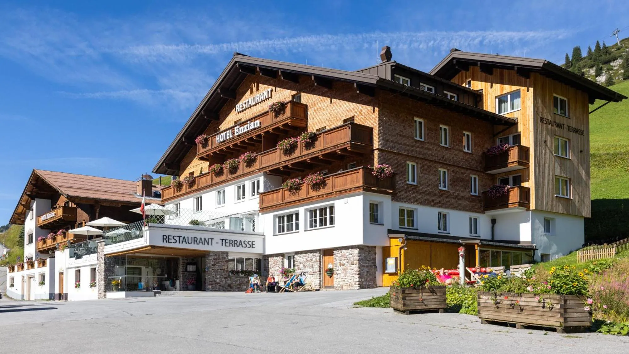 Property building in Hotel Enzian