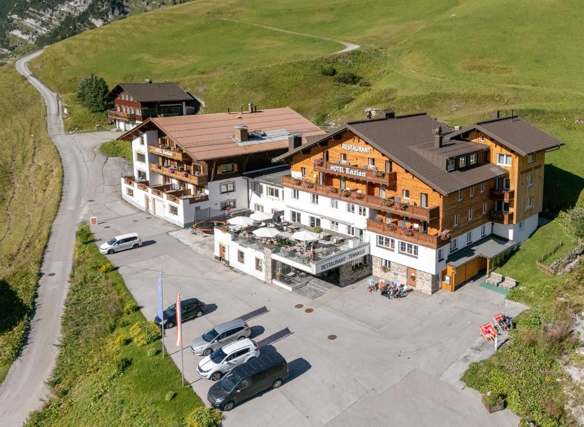 Property building in Hotel Enzian