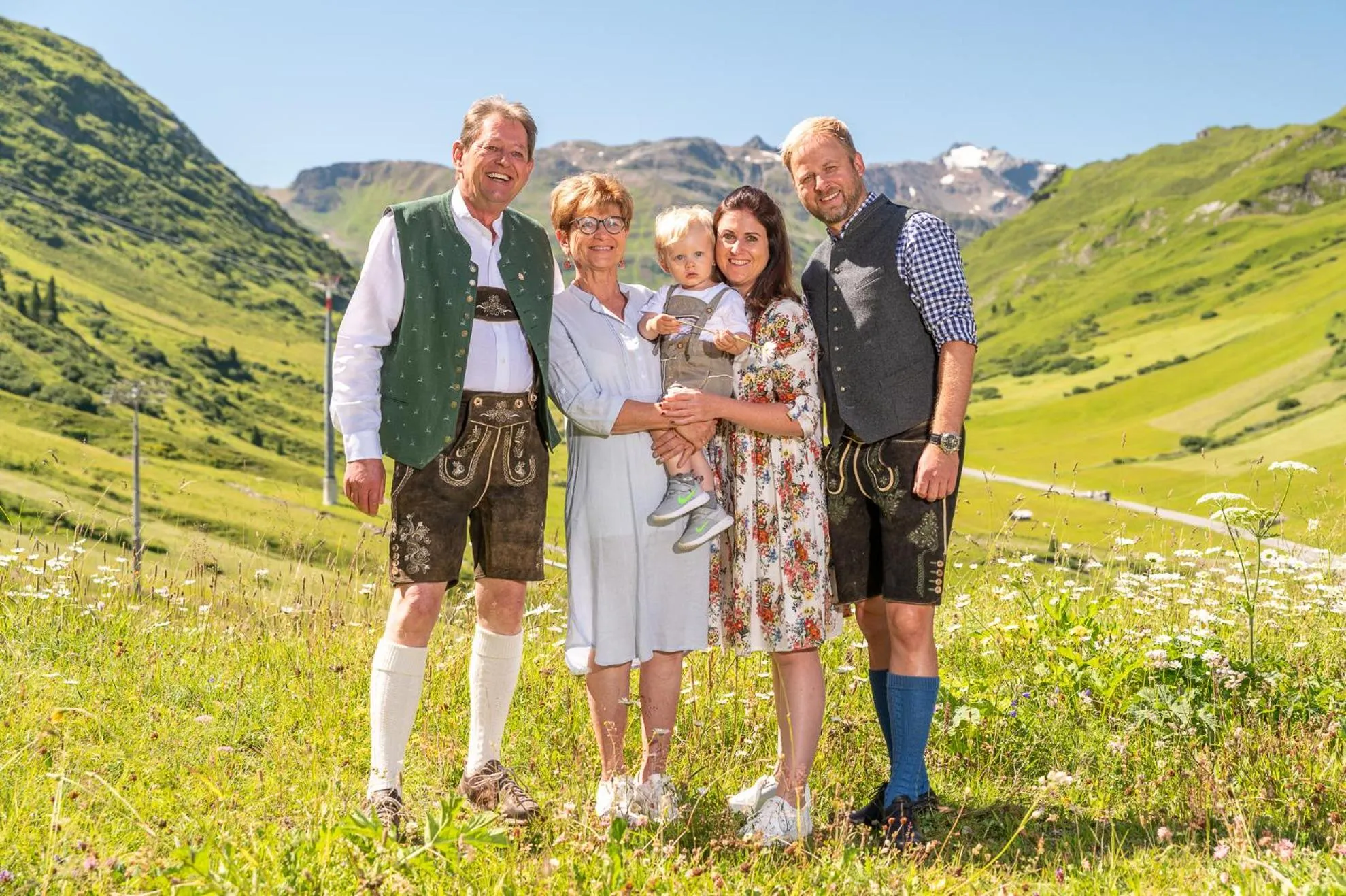 Family in Hotel Enzian