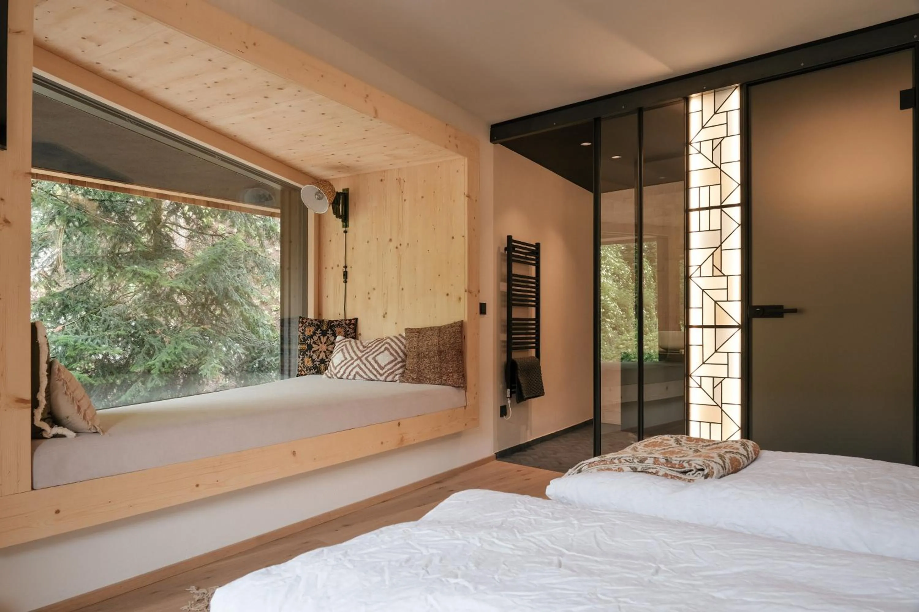 View (from property/room), Bed in Grand Pension Franziska - inkl CrossFit Gym