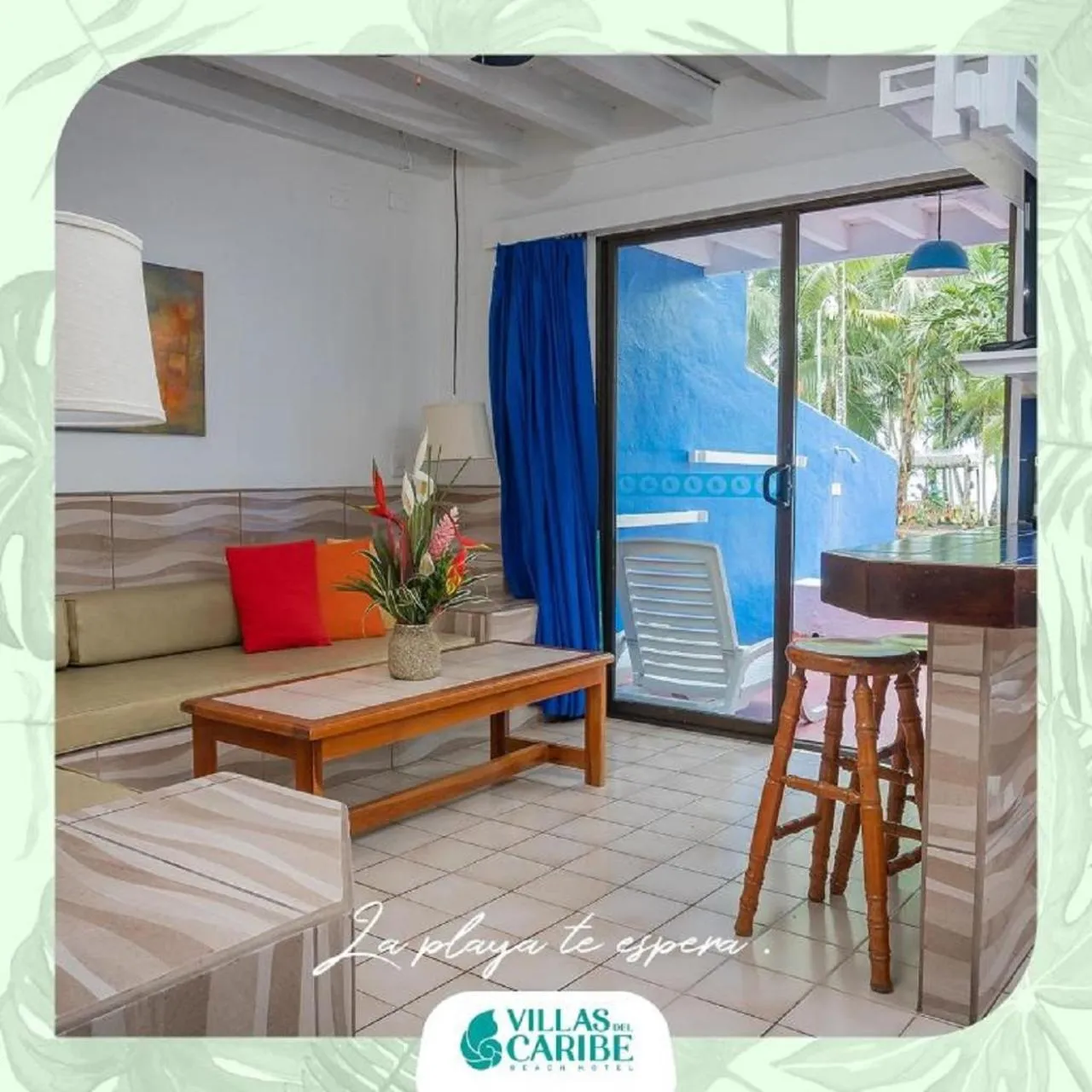 Living room in Villas del Caribe