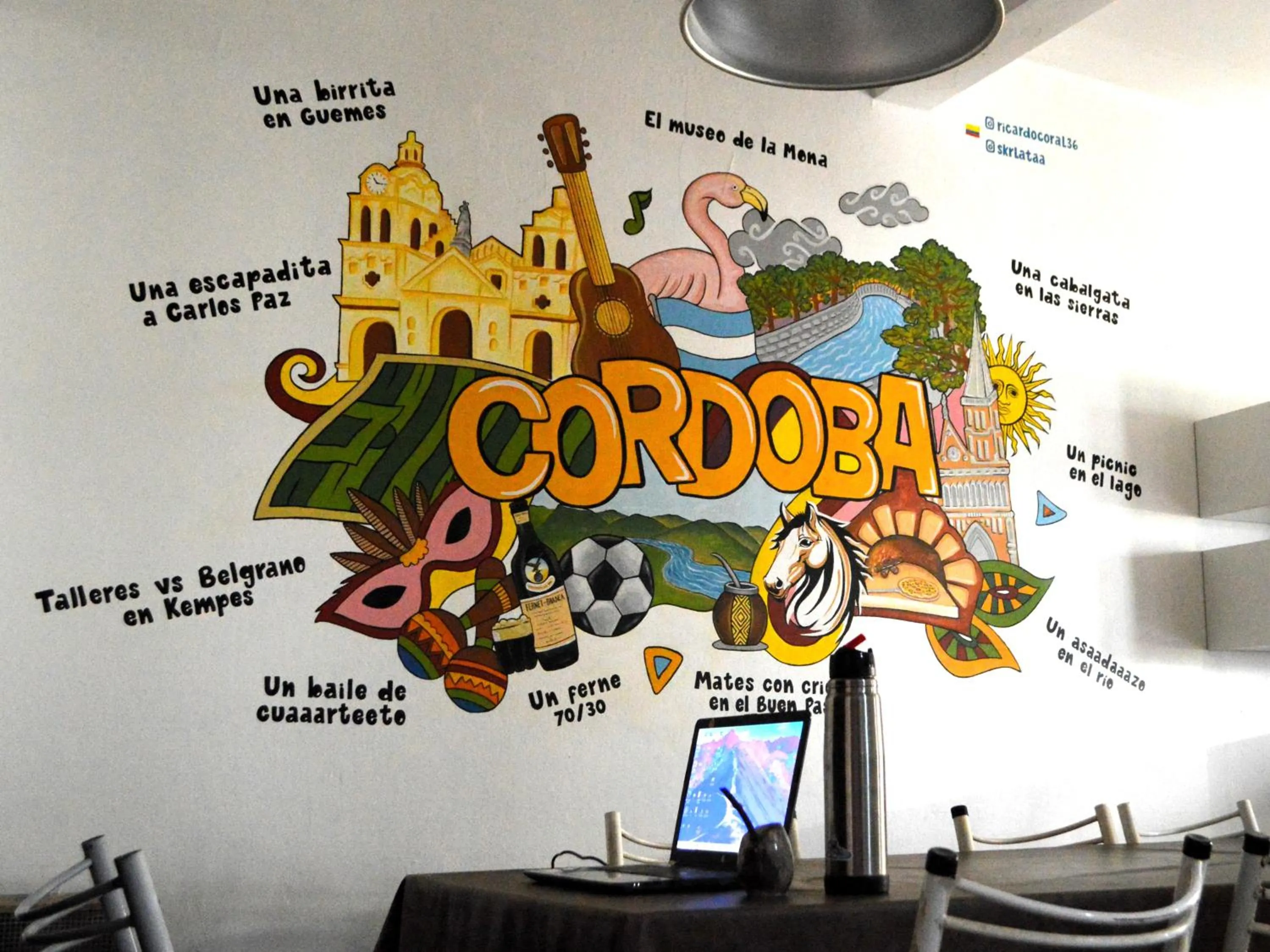 Kitchen or kitchenette in Link Cordoba Hostel