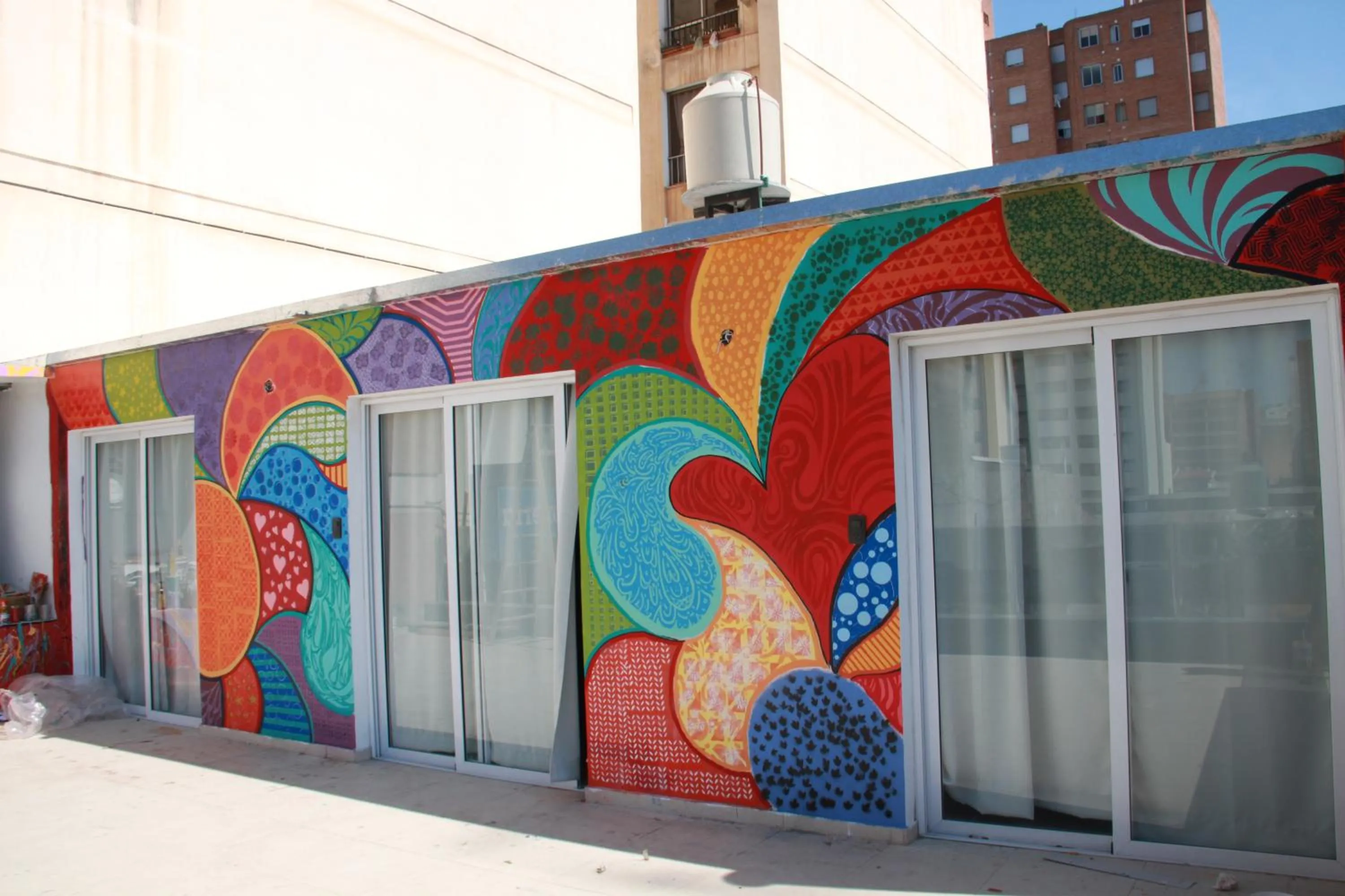 Balcony/Terrace in Link Cordoba Hostel