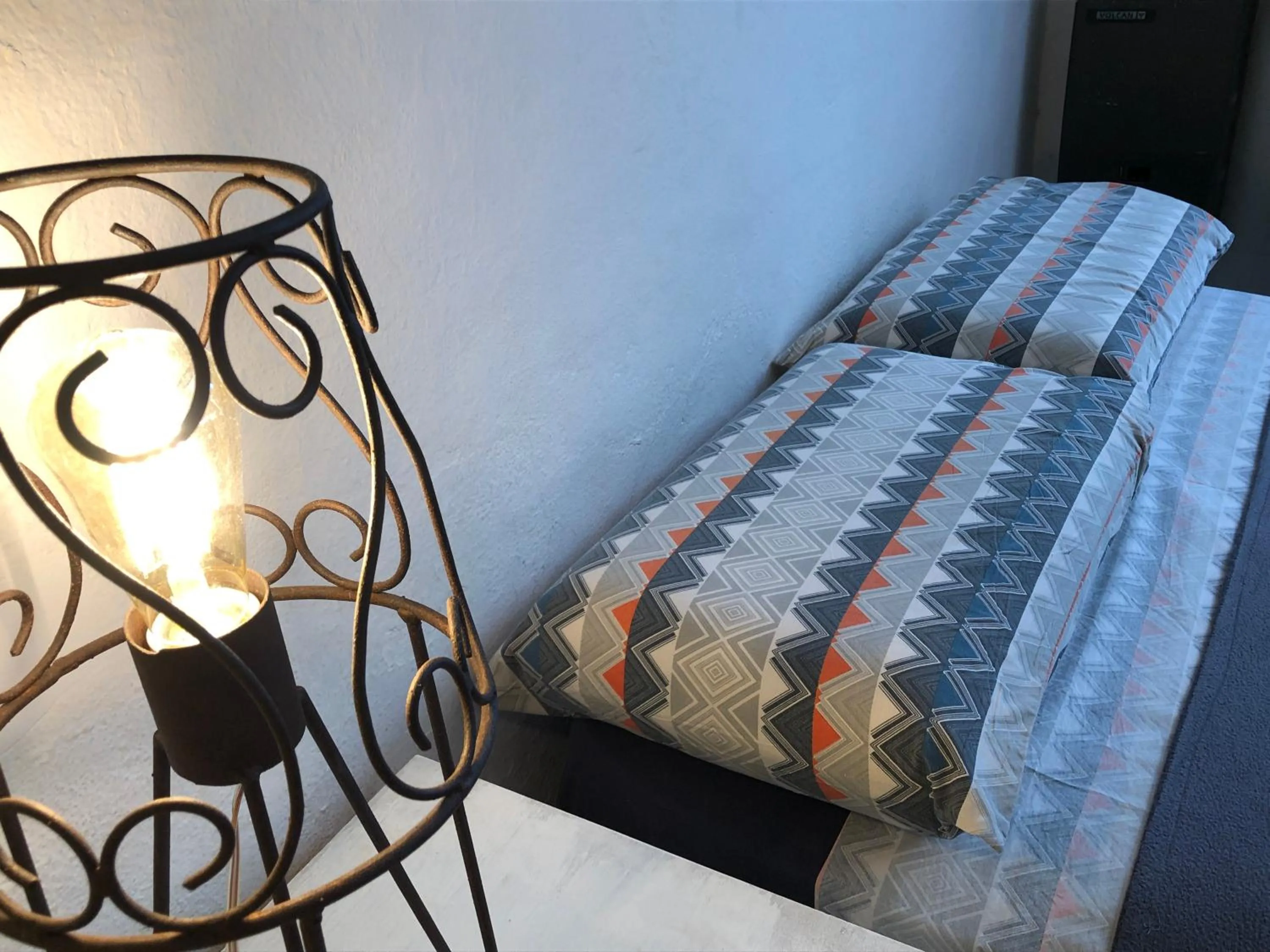 Decorative detail, Bed in Link Cordoba Hostel