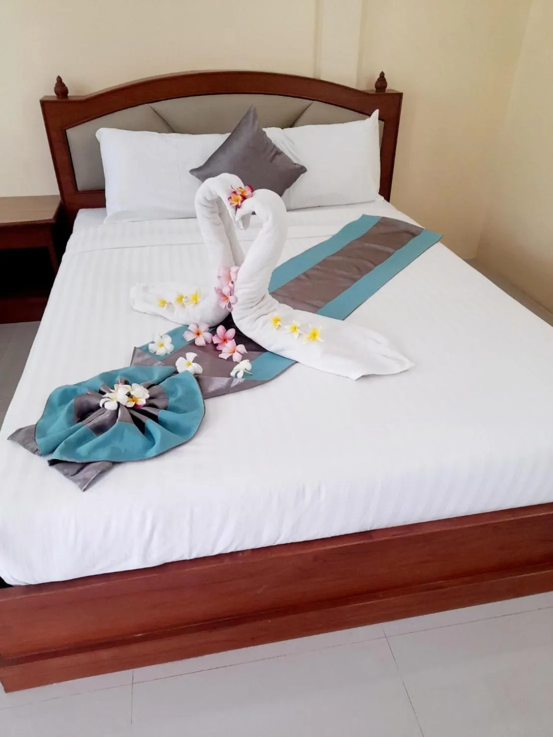 Bed in Changsi Resort-Krabi