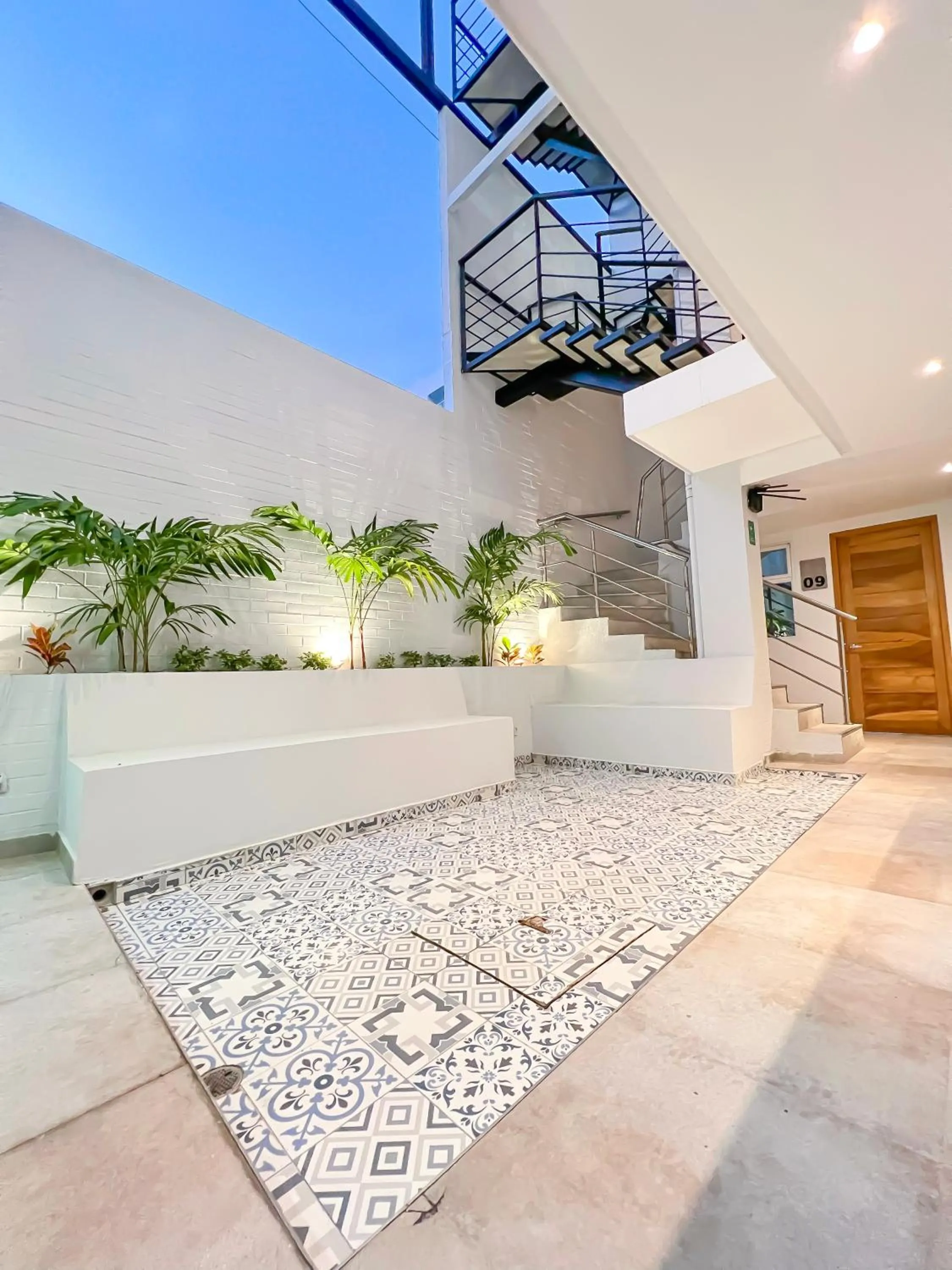 Patio in Stanza Hotel Monteria