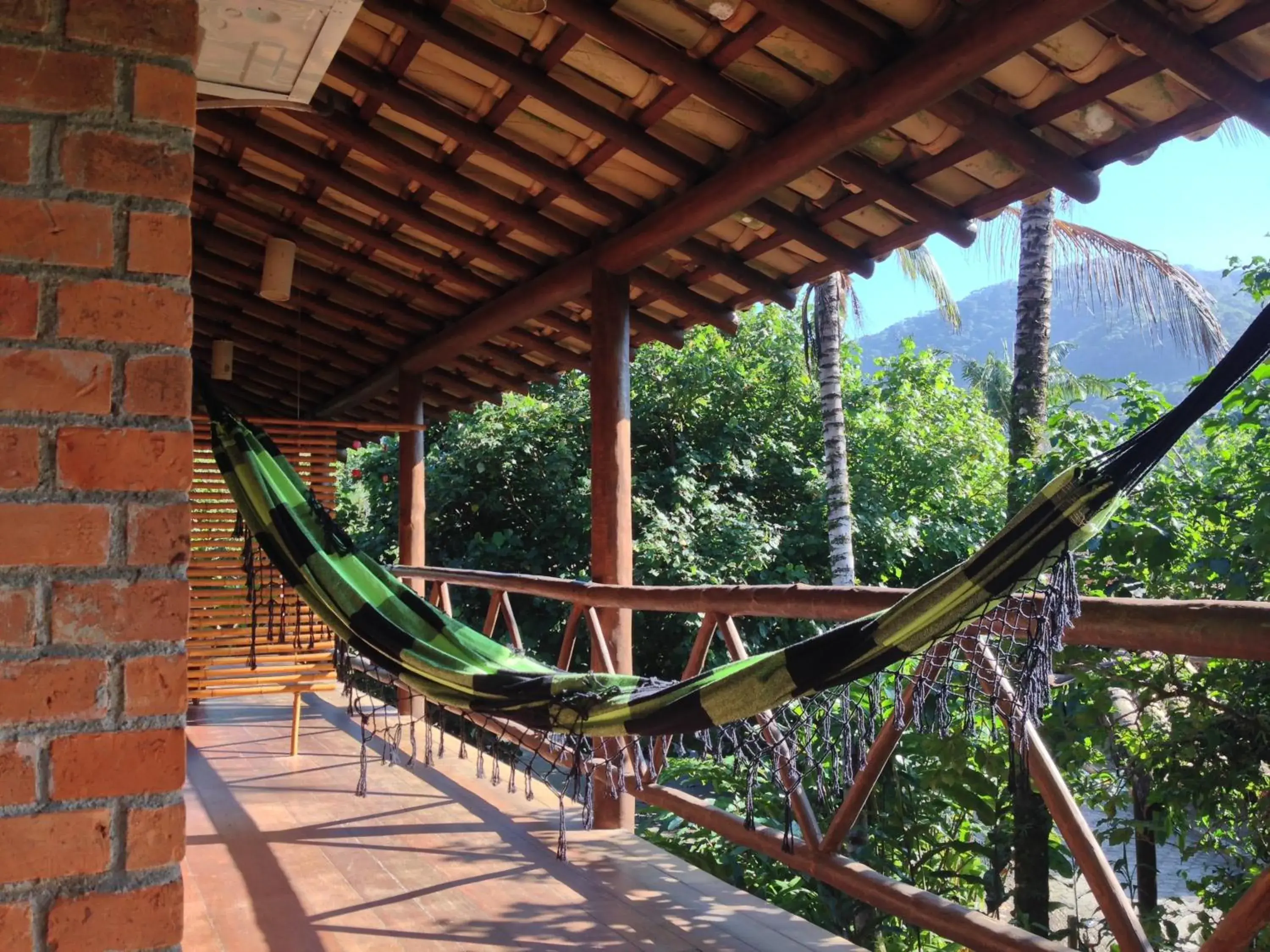 Quadruple Room with Balcony in Pousada Canto Verde Quadruple Room with Balcony in Pousada Canto Verde