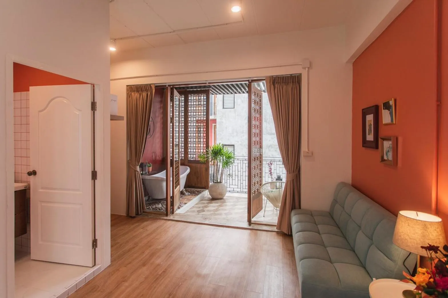 Living room in House Of PaPa Bangkok Siam