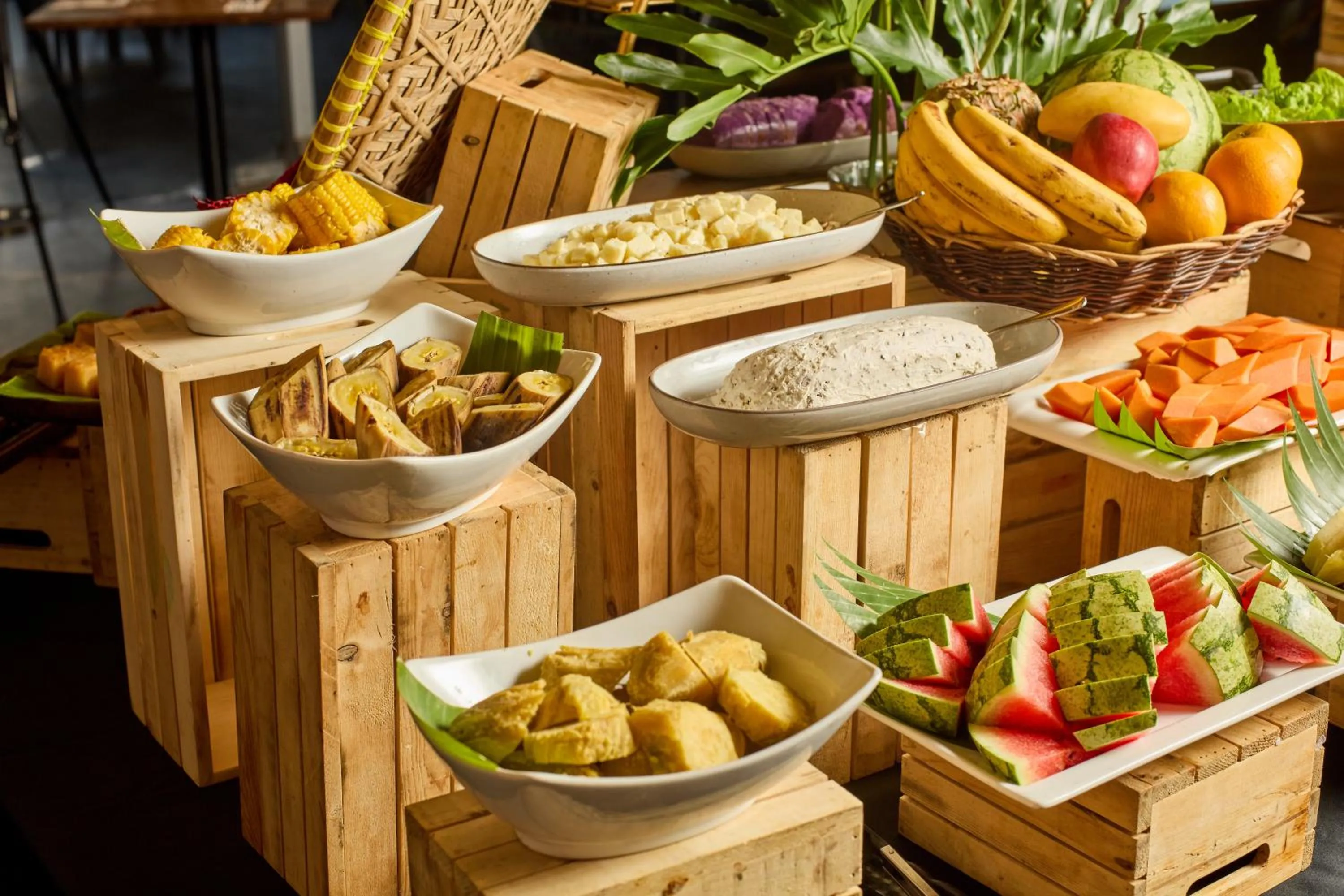 Buffet breakfast in Summit Hotel Tacloban