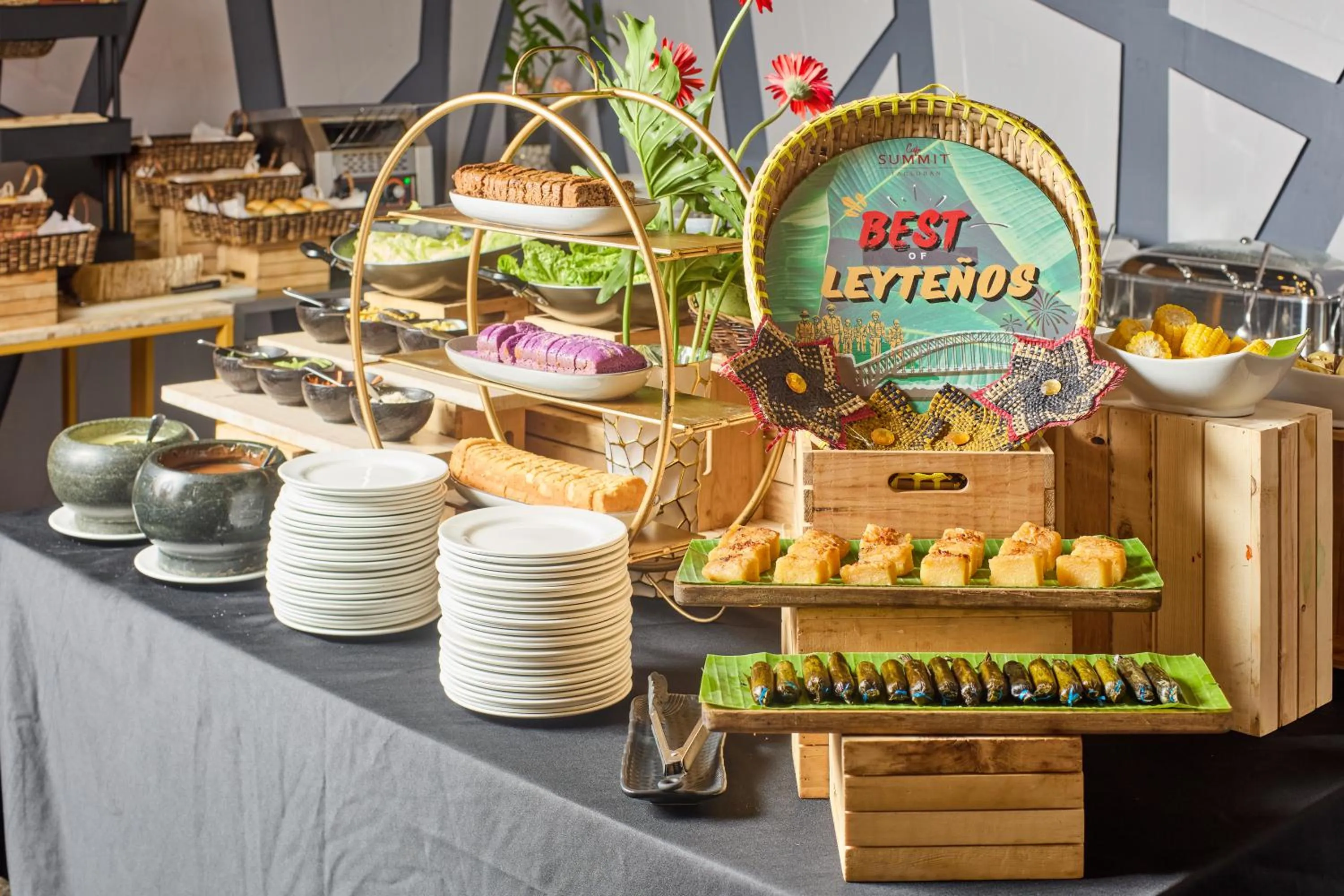 Buffet breakfast in Summit Hotel Tacloban