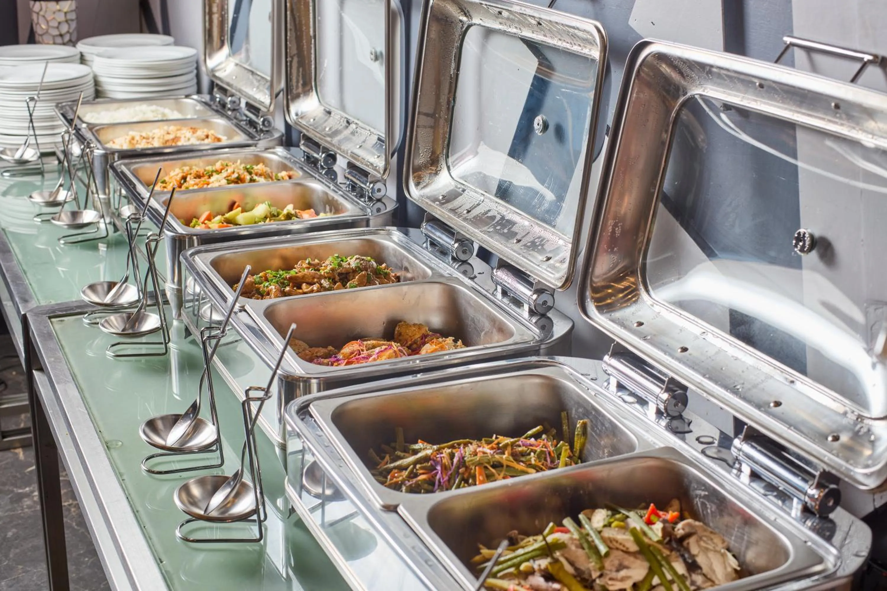 Buffet breakfast in Summit Hotel Tacloban