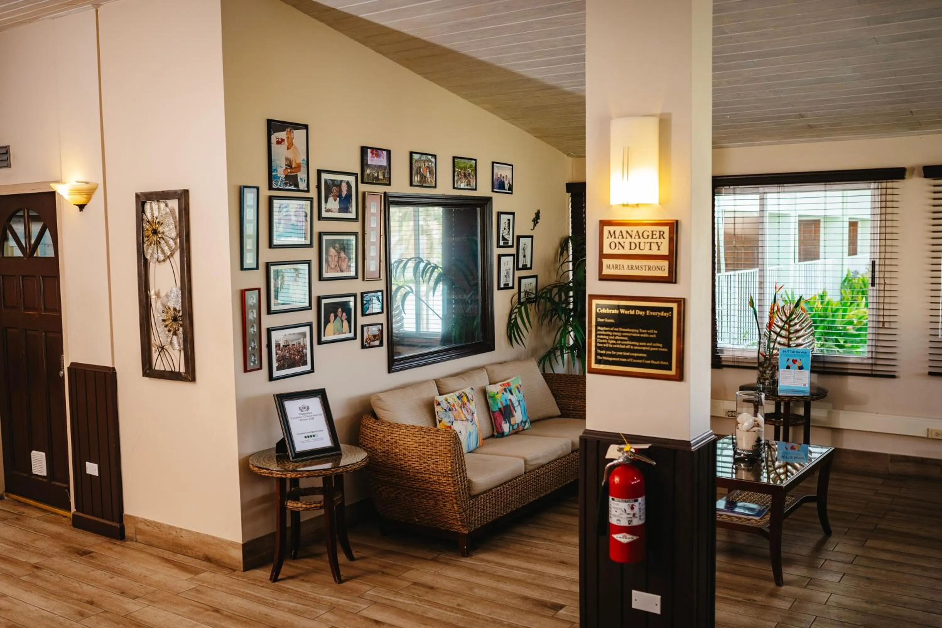 Lobby or reception in Coconut Court Beach Hotel