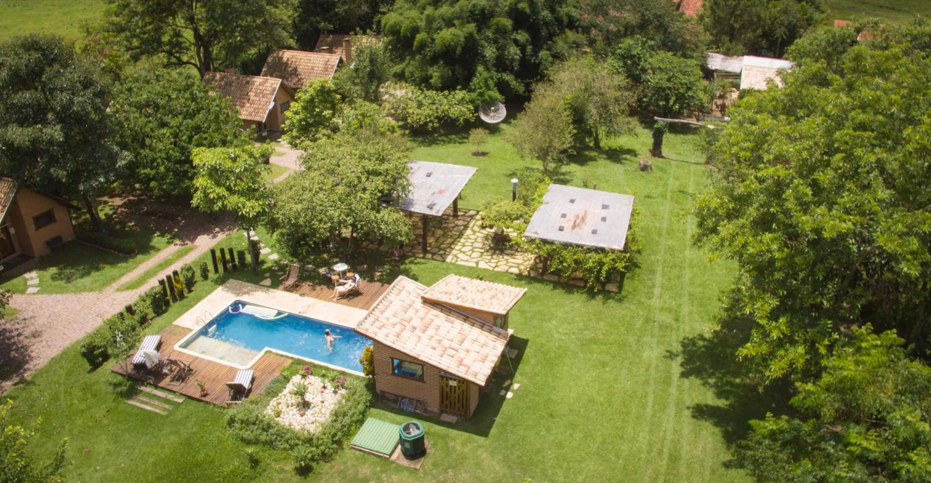 Bird's eye view in Pousada Canto da Lua