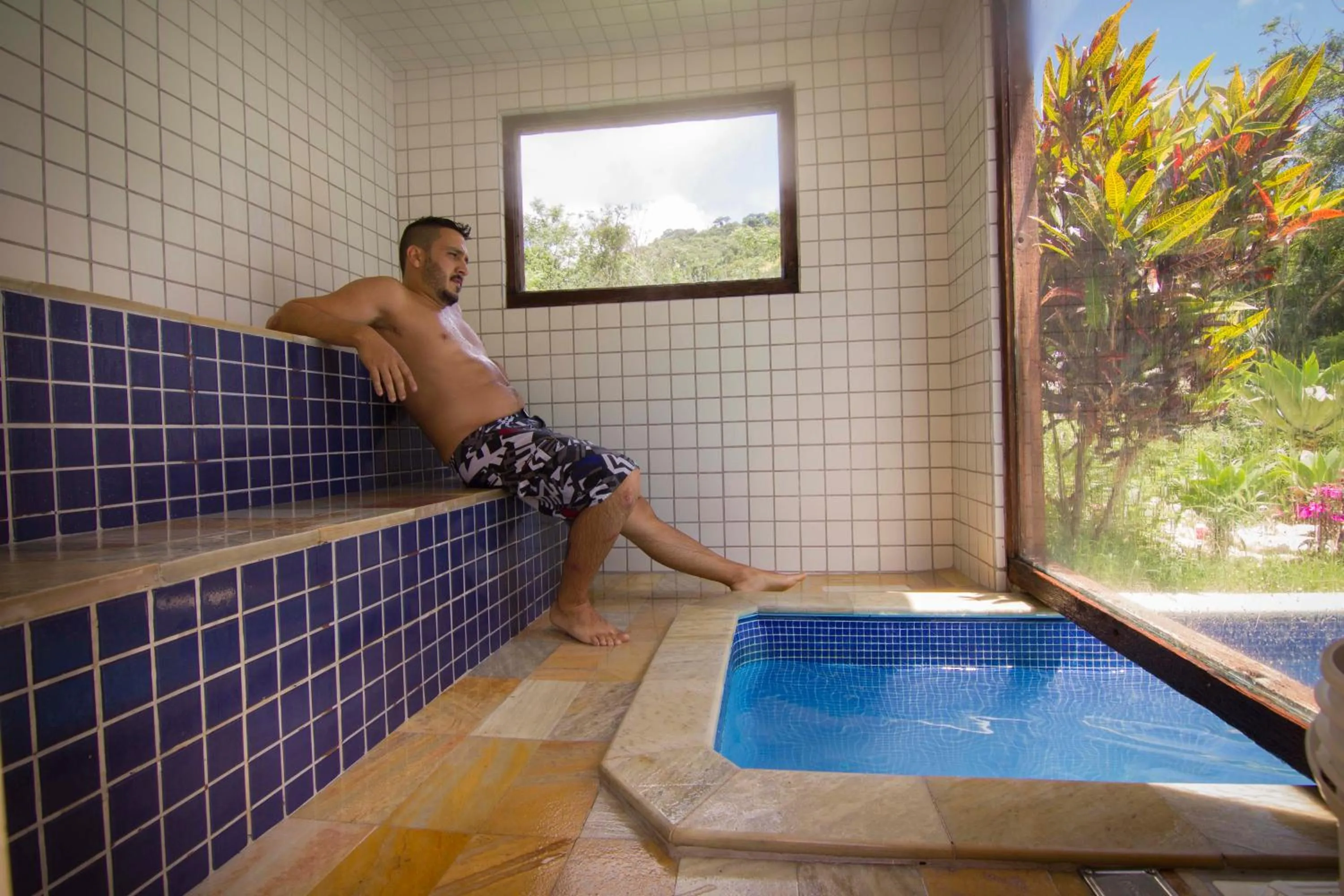 Sauna in Pousada Canto da Lua