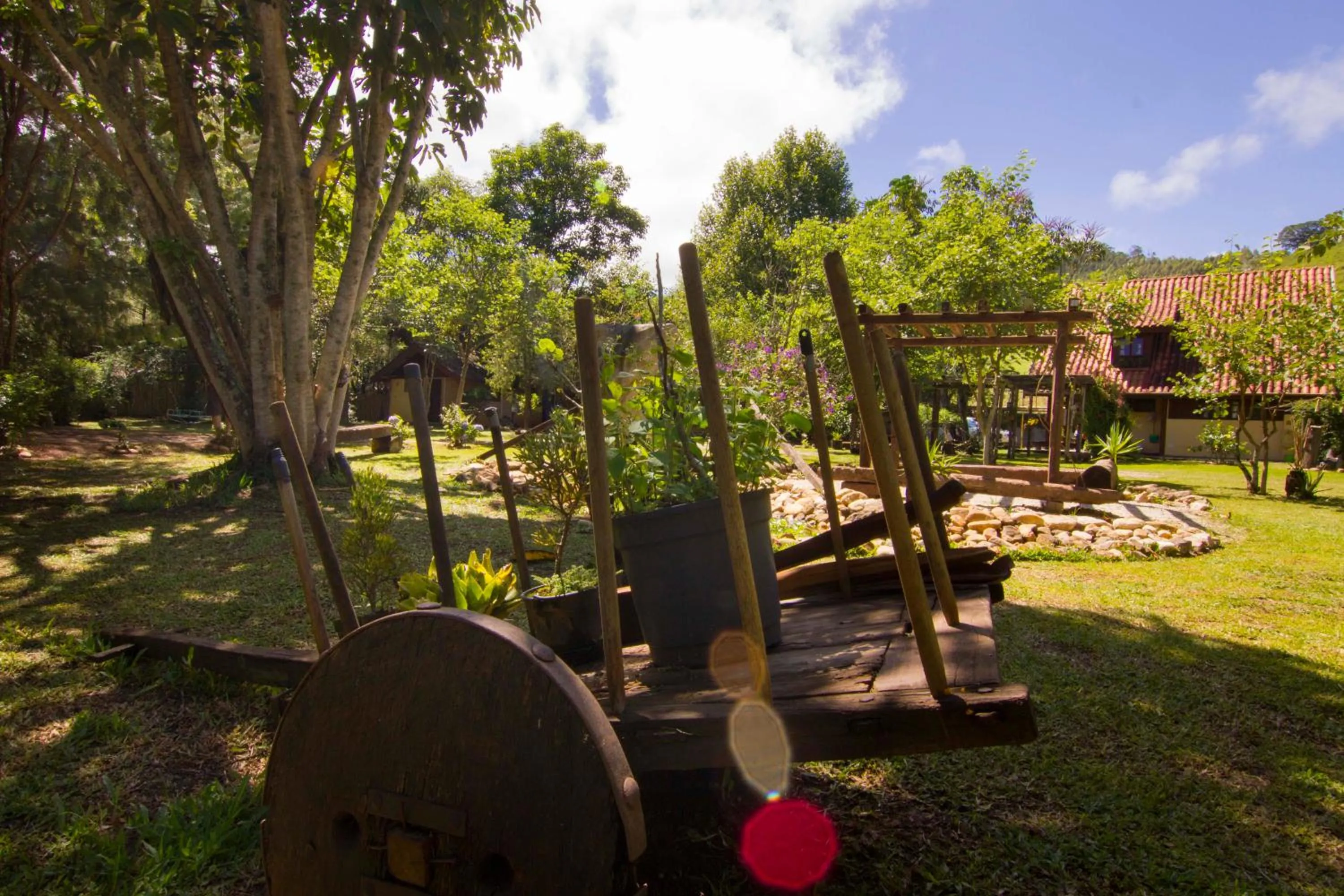 Garden in Pousada Canto da Lua