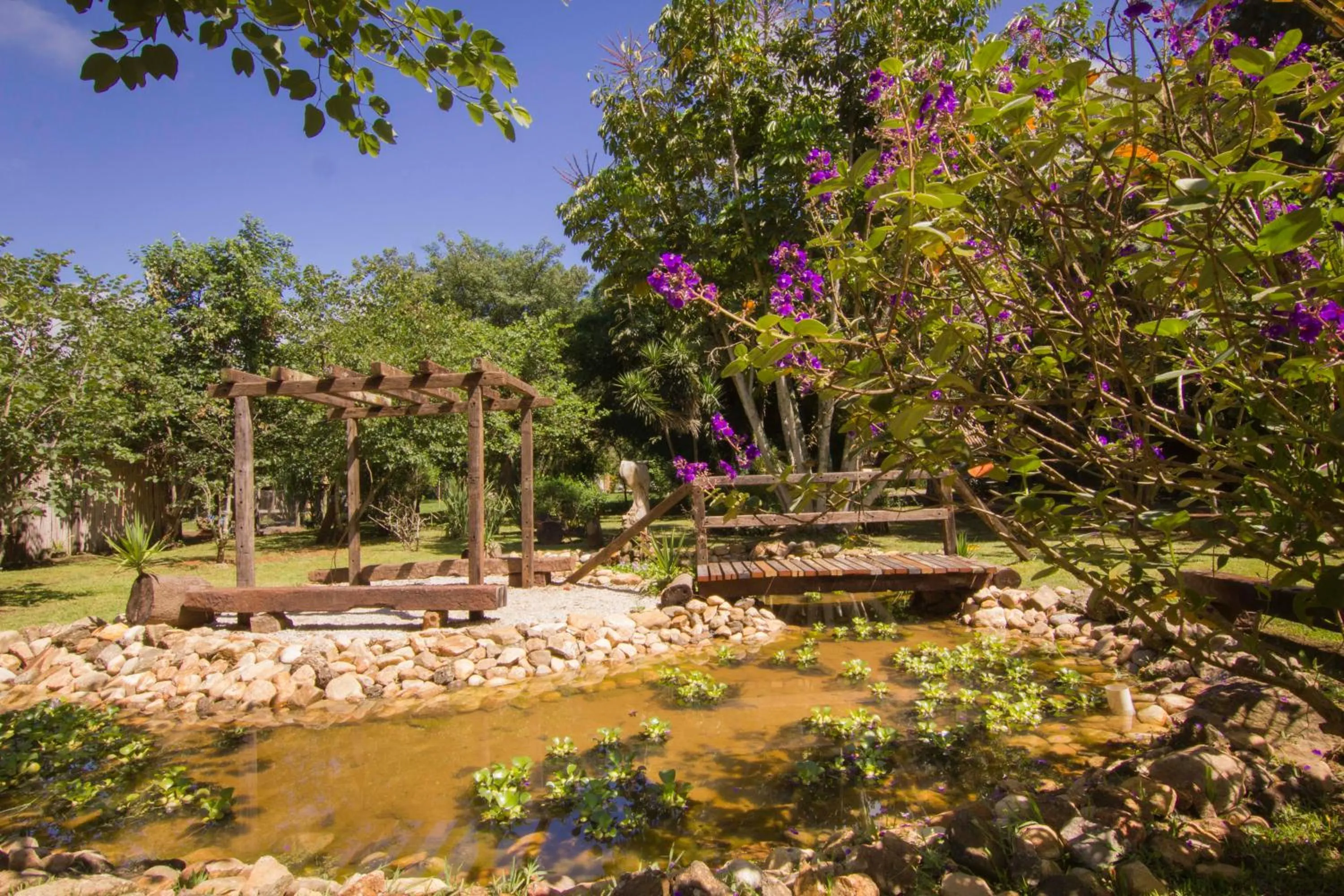 Garden in Pousada Canto da Lua