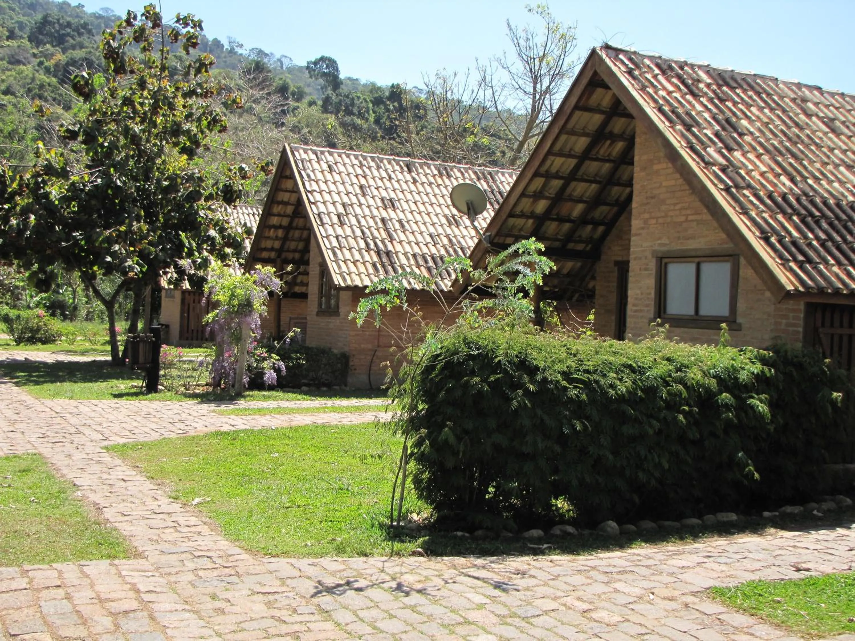 Garden in Pousada Canto da Lua