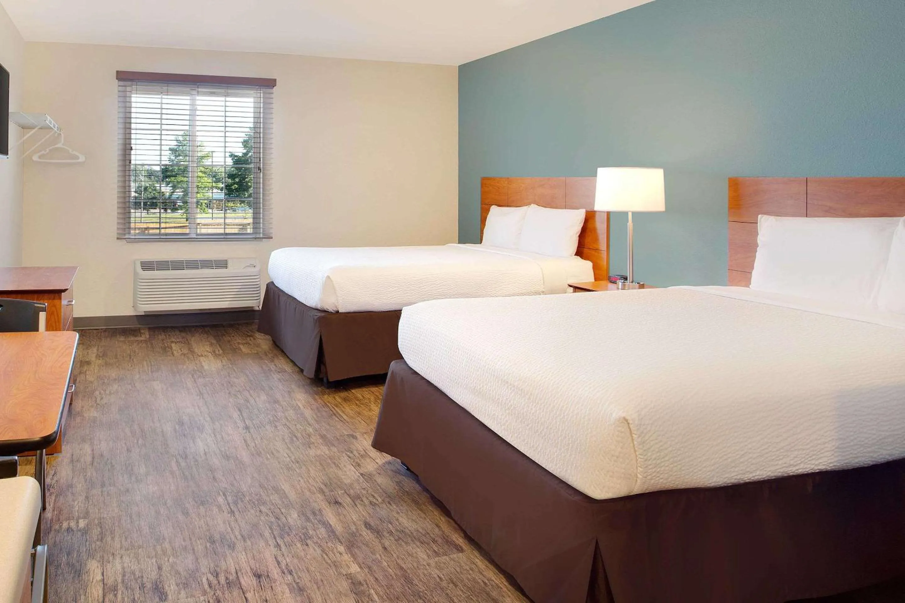 Photo of the whole room, Bed in WoodSpring Suites Charlotte Shelby