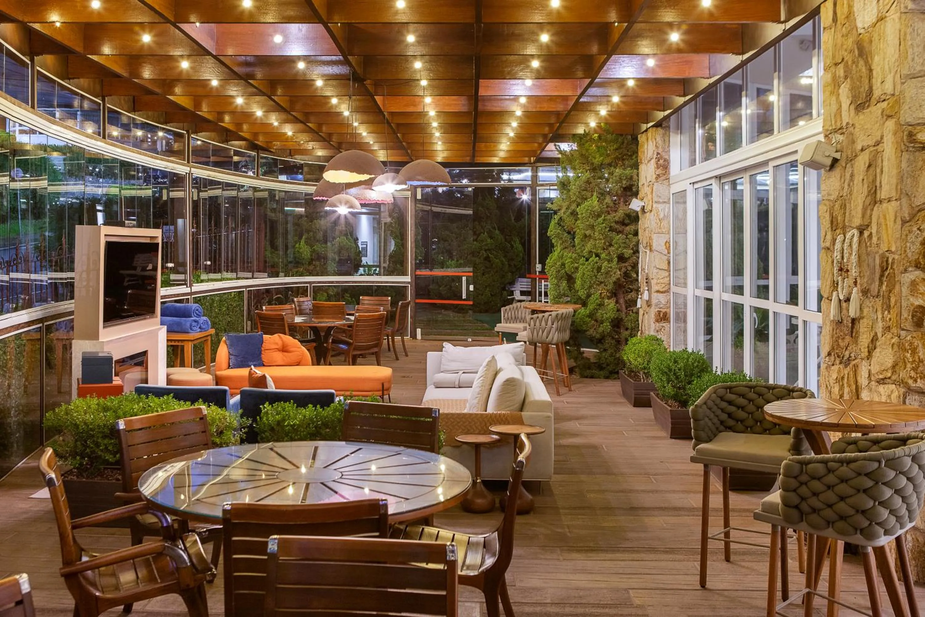 Seating area in Hotel Serra da Estrela