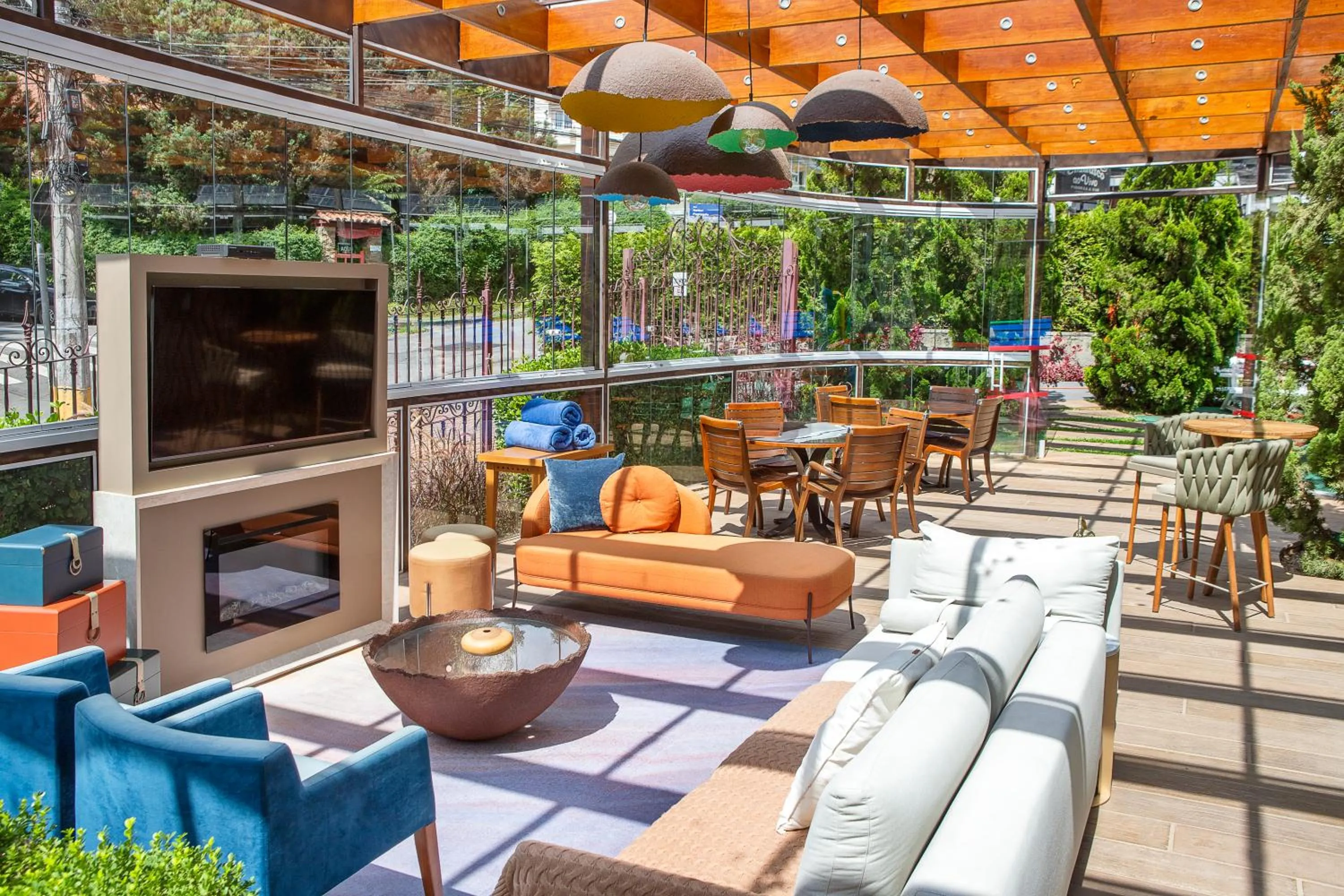 Seating area in Hotel Serra da Estrela