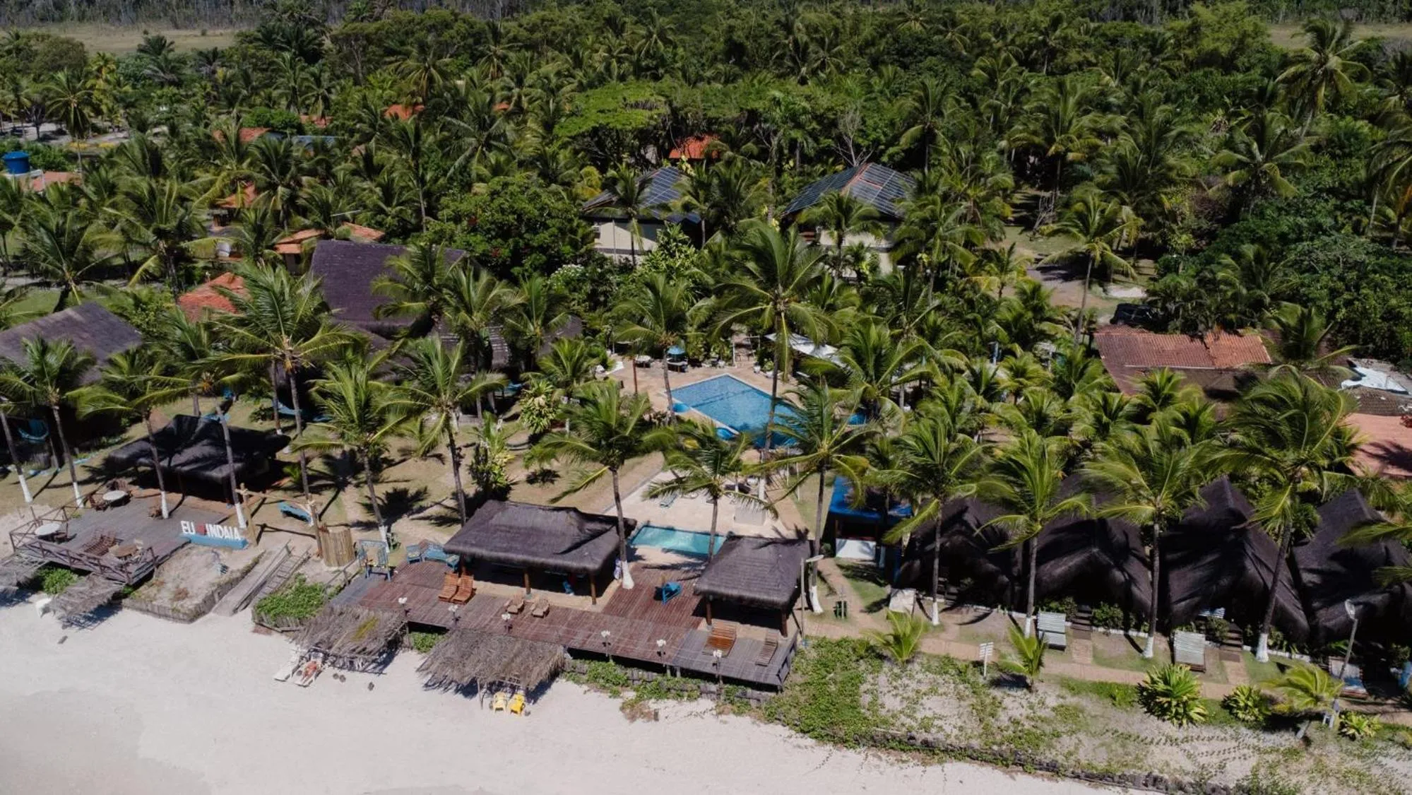 Bird's eye view in Indaiá Eco Village